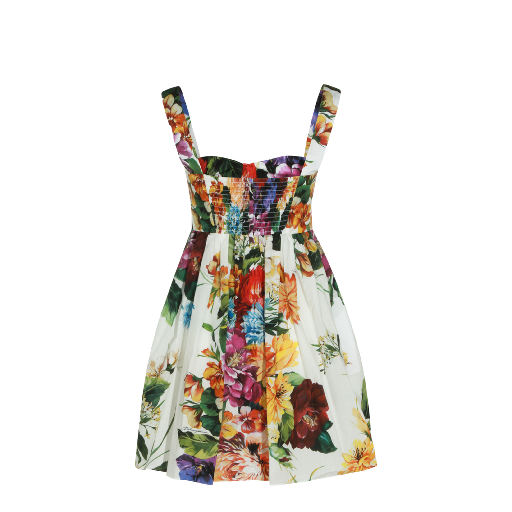Bouquet Print Poplin Dress - Image 3