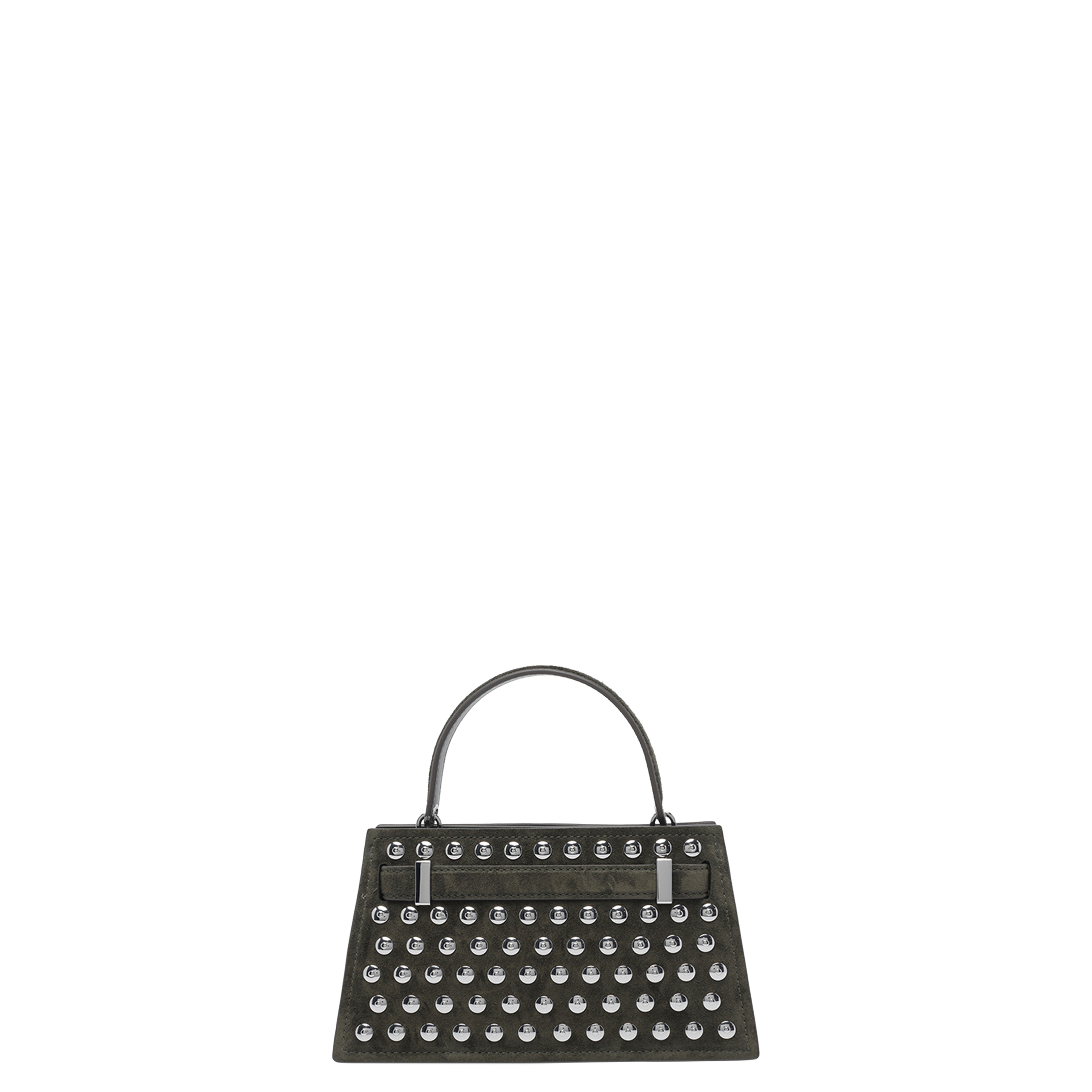 Mini Lee Radziwill Studded Suede Handbag - Image 3