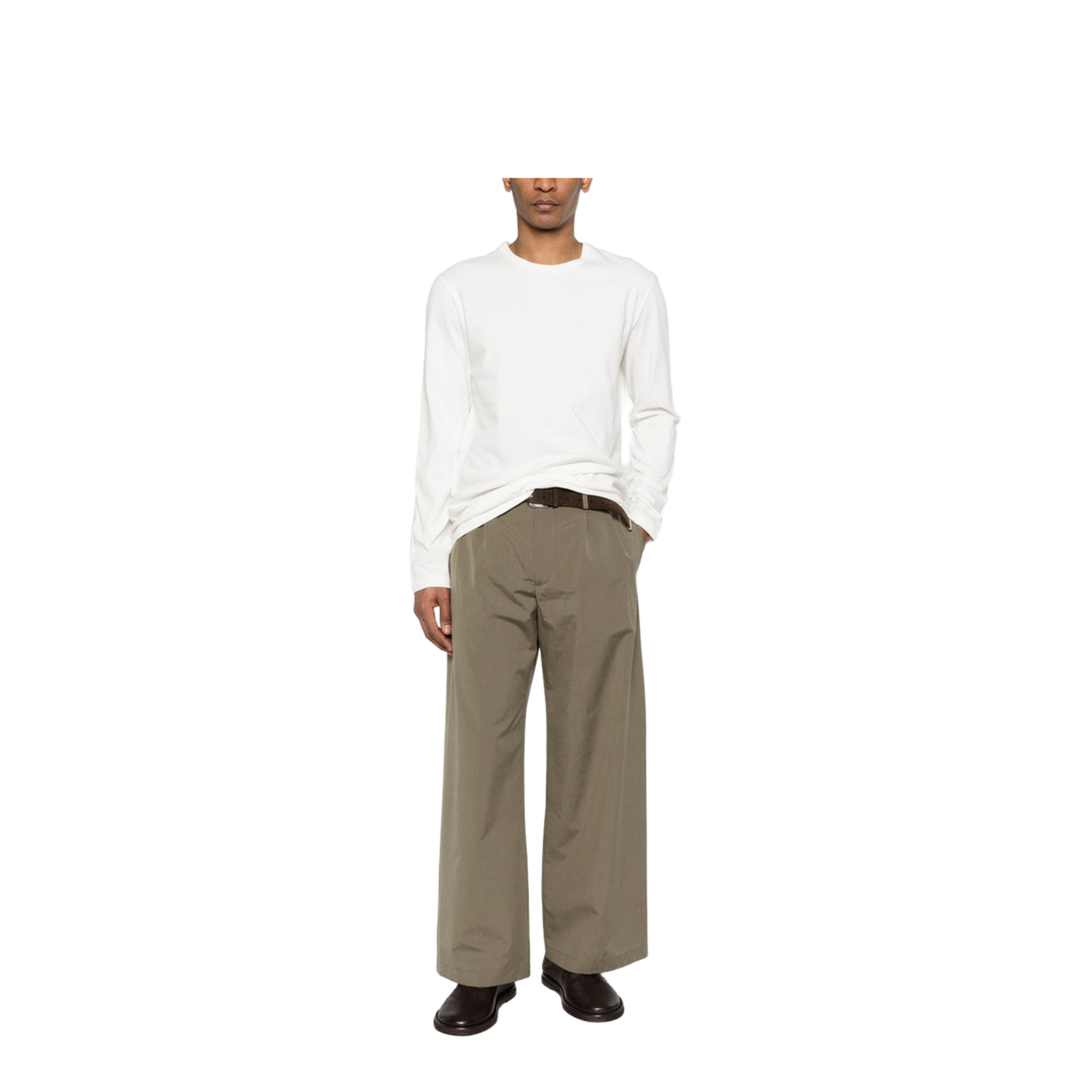 White Cotton Leon T-Shirt - Image 4