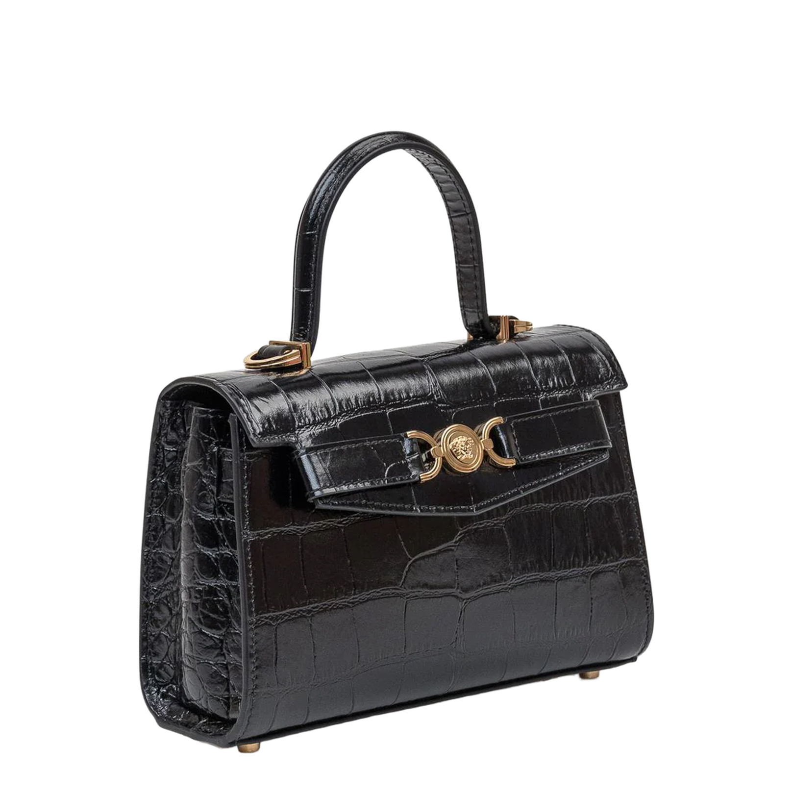 Medusa 95 Small Shoulder Bag Black - Image 3