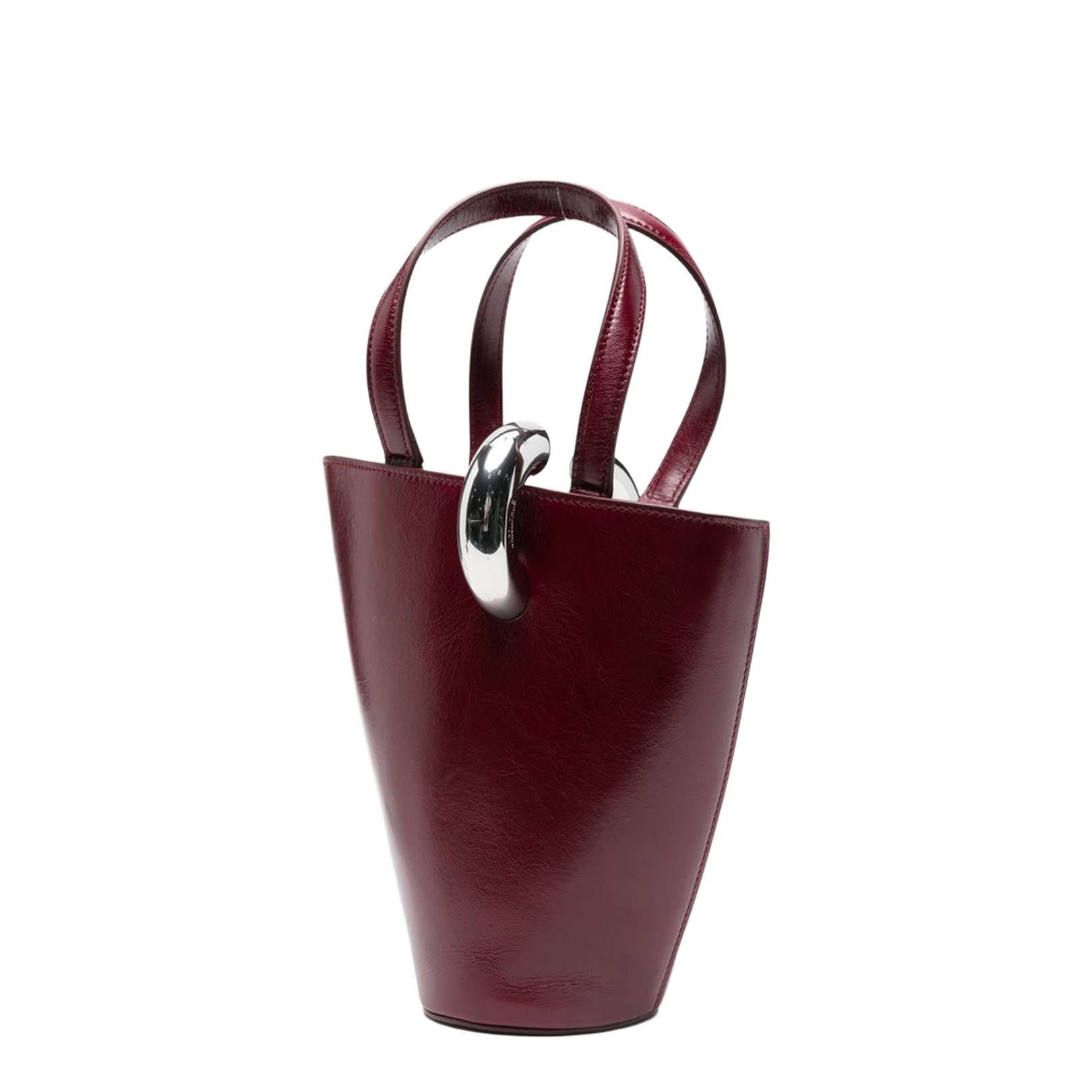 Small Asymmetric Bucket Bag - Image 3