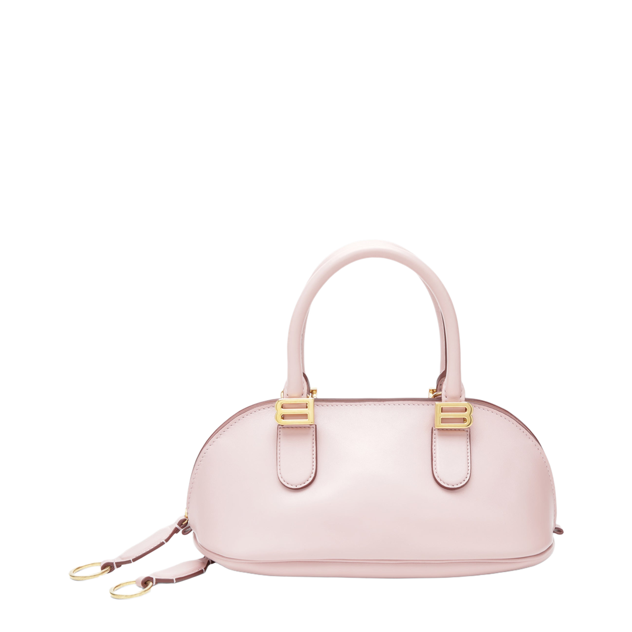 Bolero Mini Calfskin Bowling Bag - Rose Quartz - Image 1