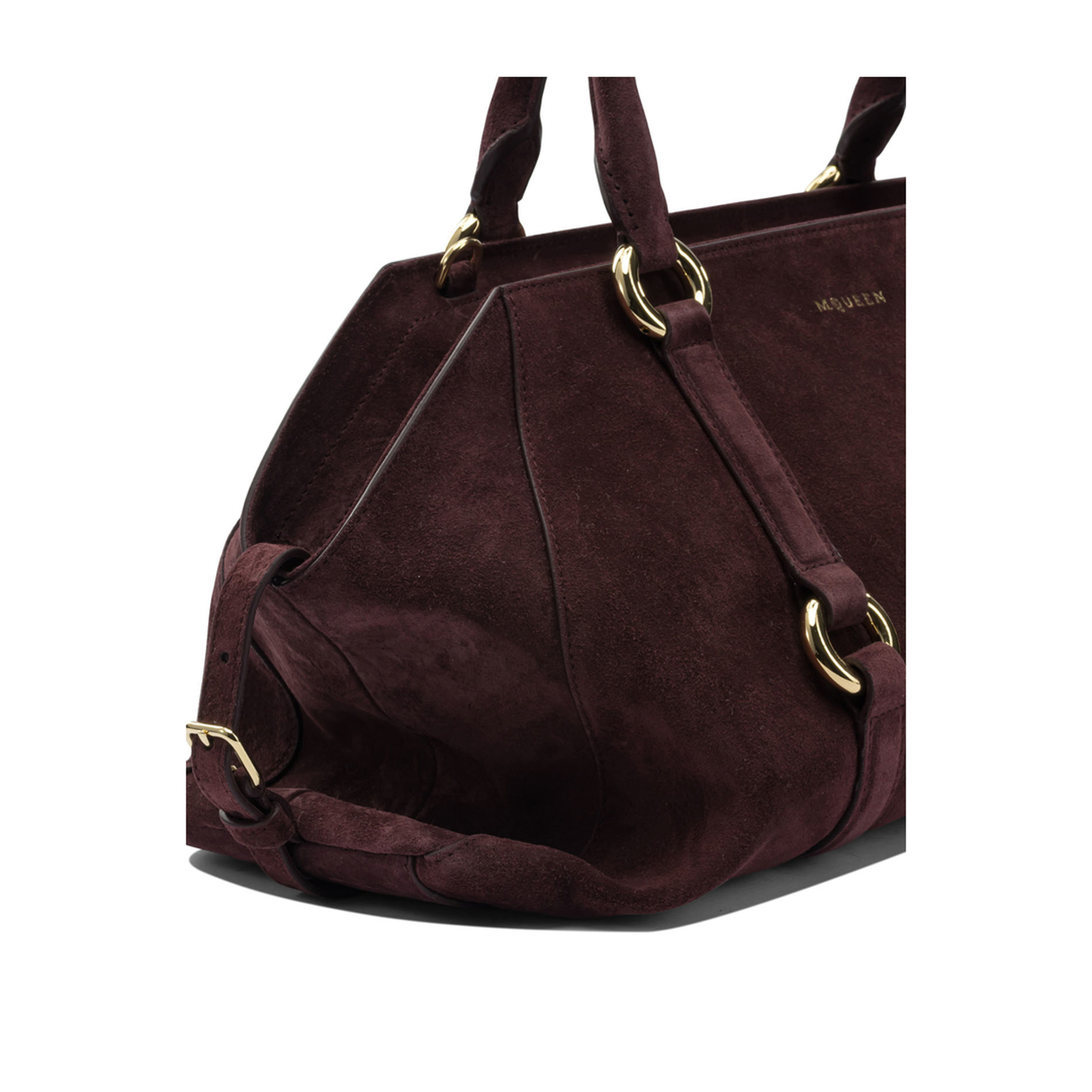 Farringdon Medium Calf Leather Handbag - Burgundy - Image 4