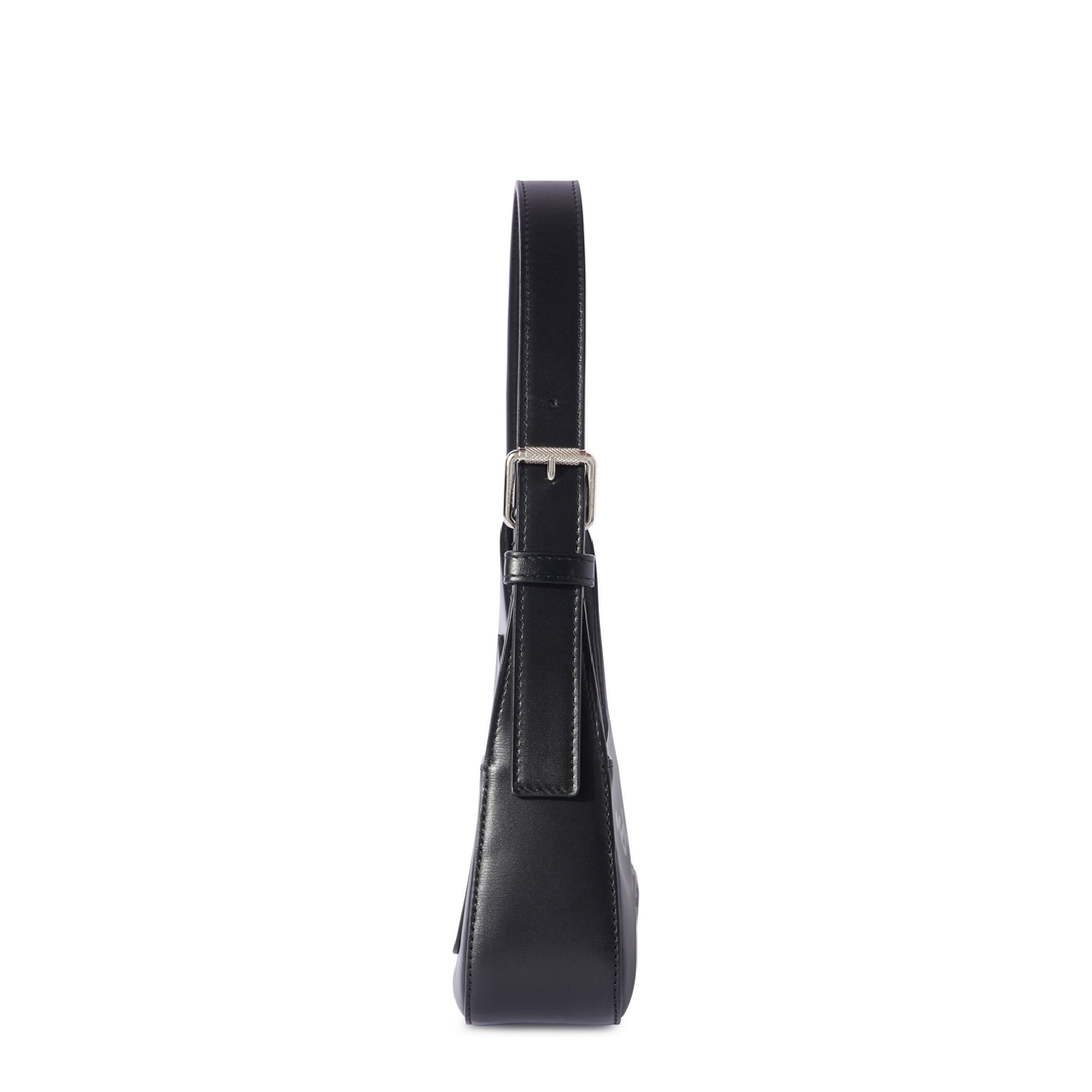 Calfskin Shoulder Bag - Black - Image 4