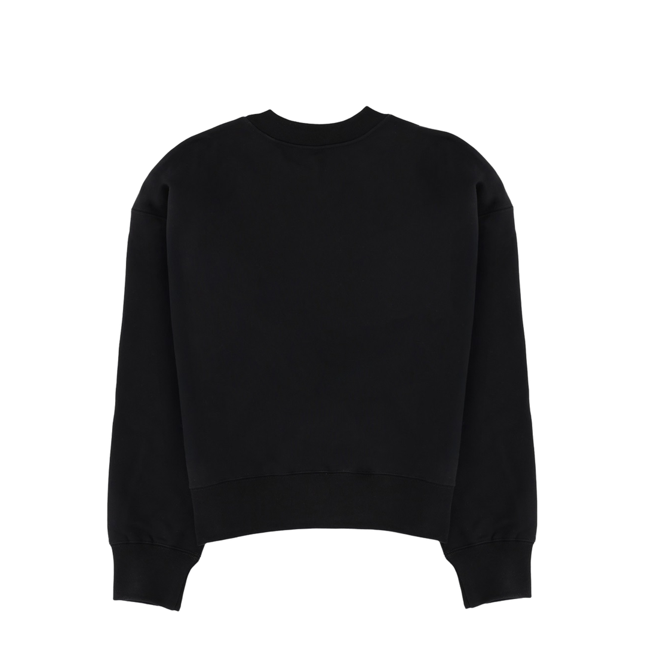 Long Sleeve Crew-Neck Boxy Sweater - Image 3