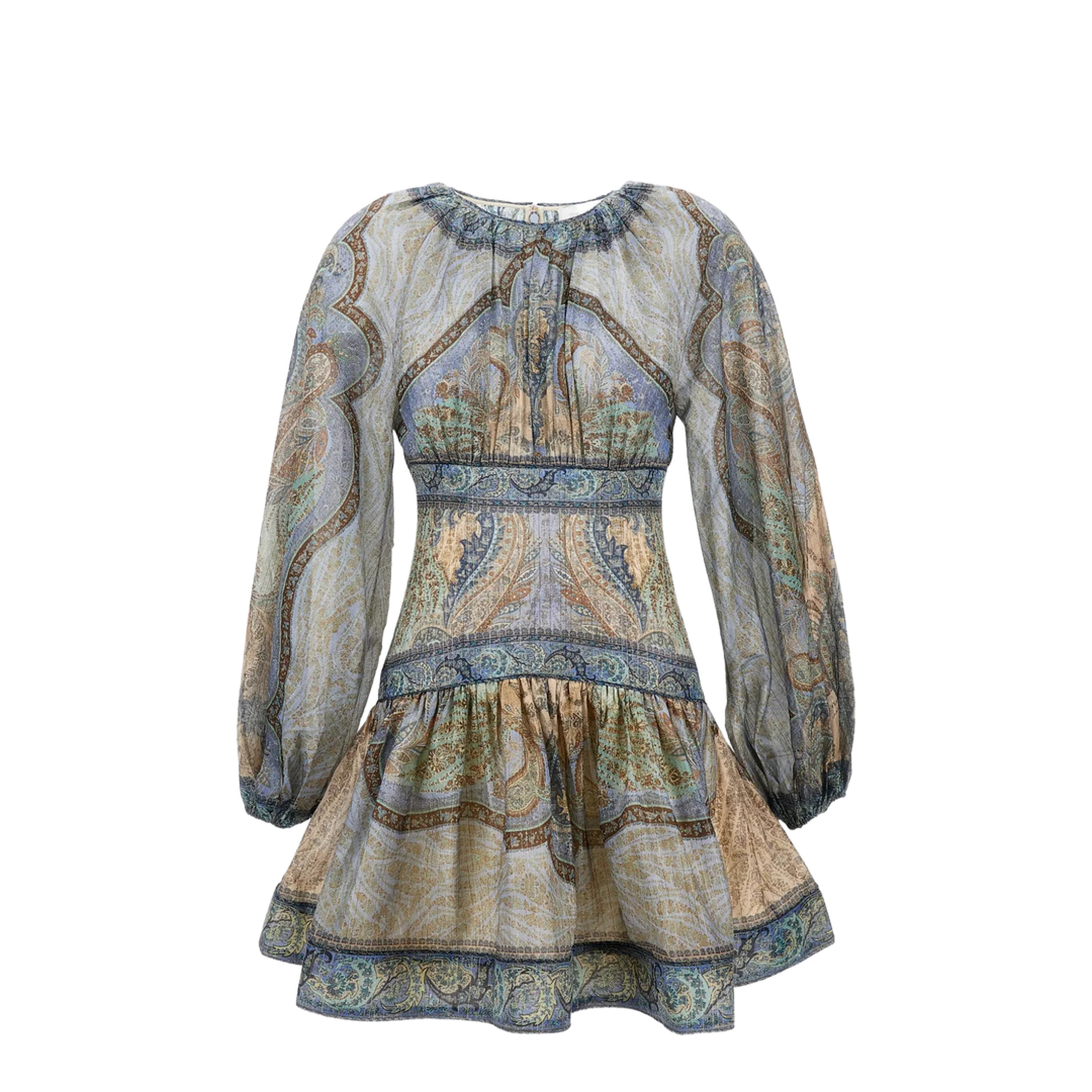Wanderlust Cotton Silk Mini Dress - Image 1