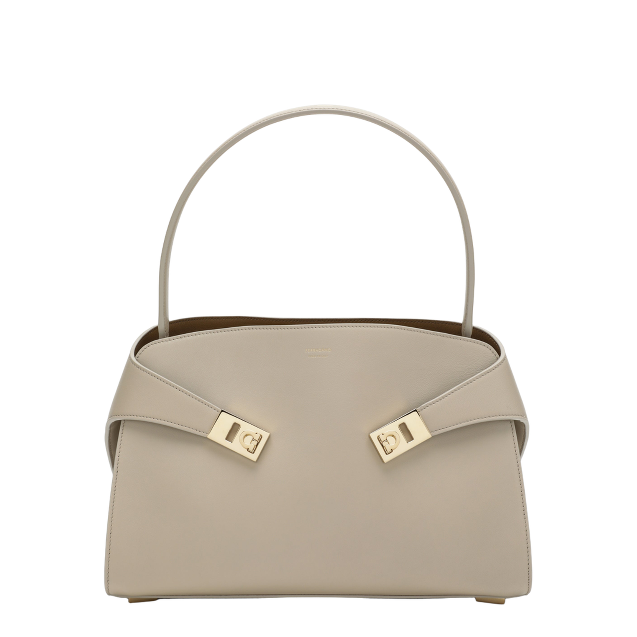 Ivory Hug Soft M Handbag in Leather - Image 1