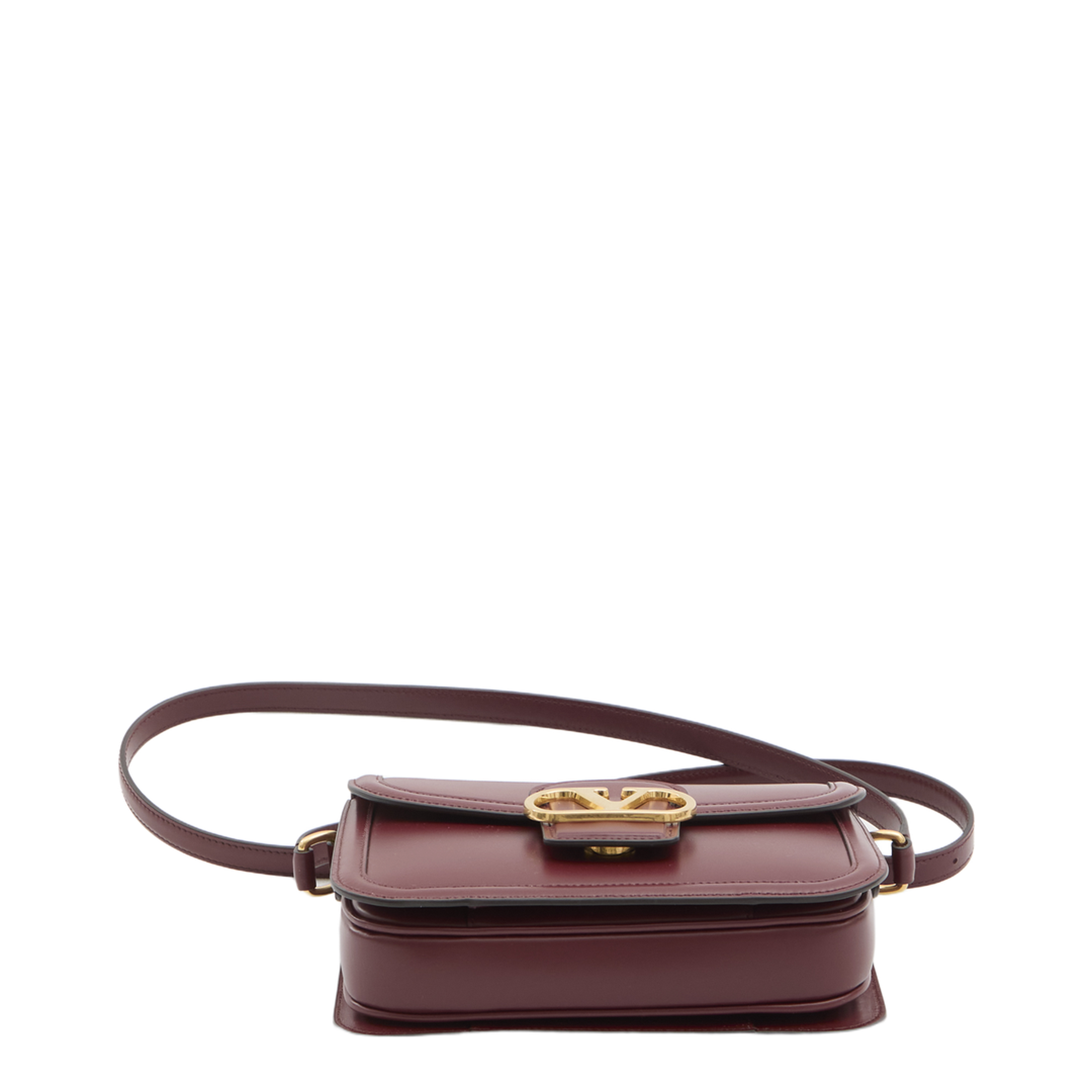 Calfskin Crossbody - Ruby-Bordeaux - Image 3