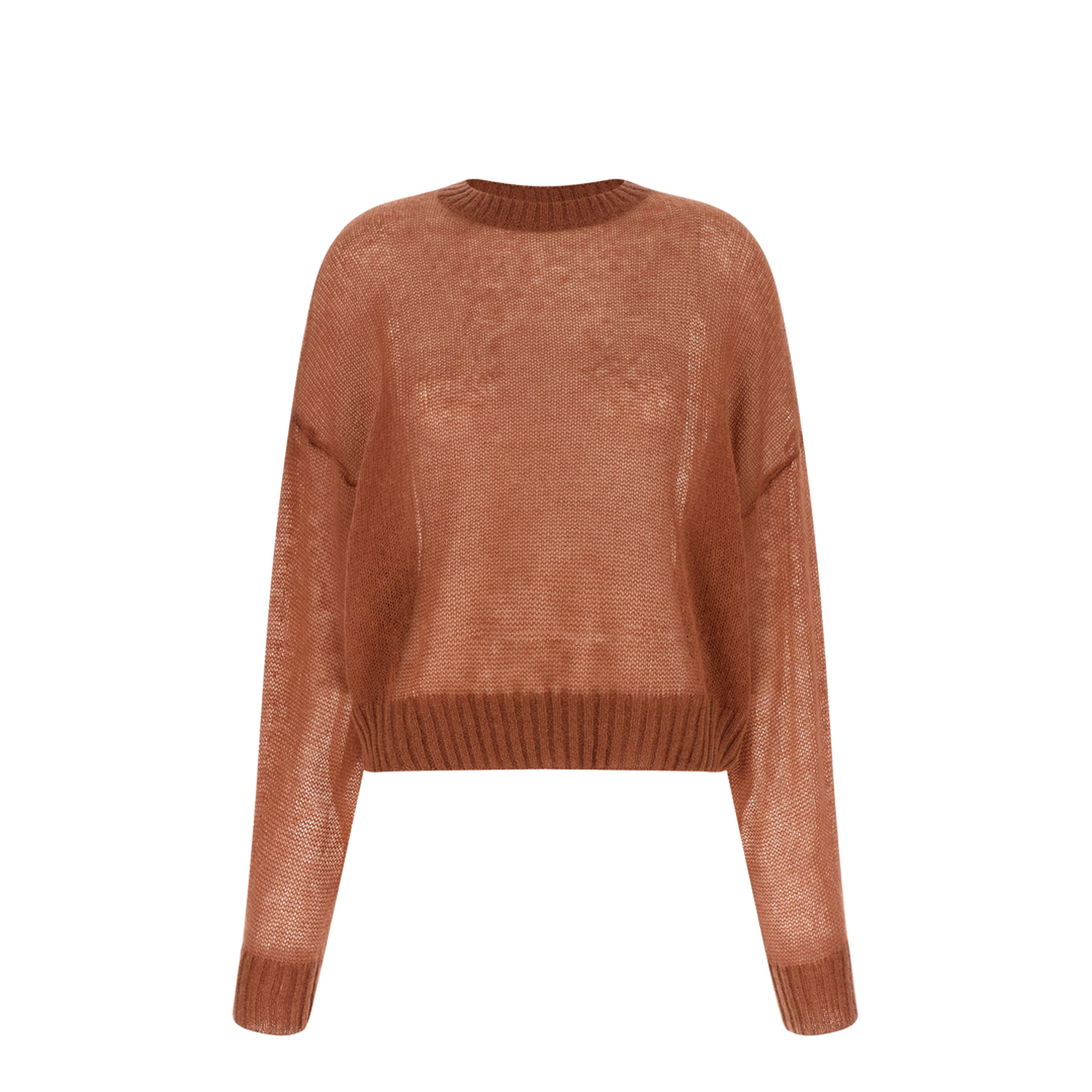Monili Crew-Neck Sweater Orange - Image 1
