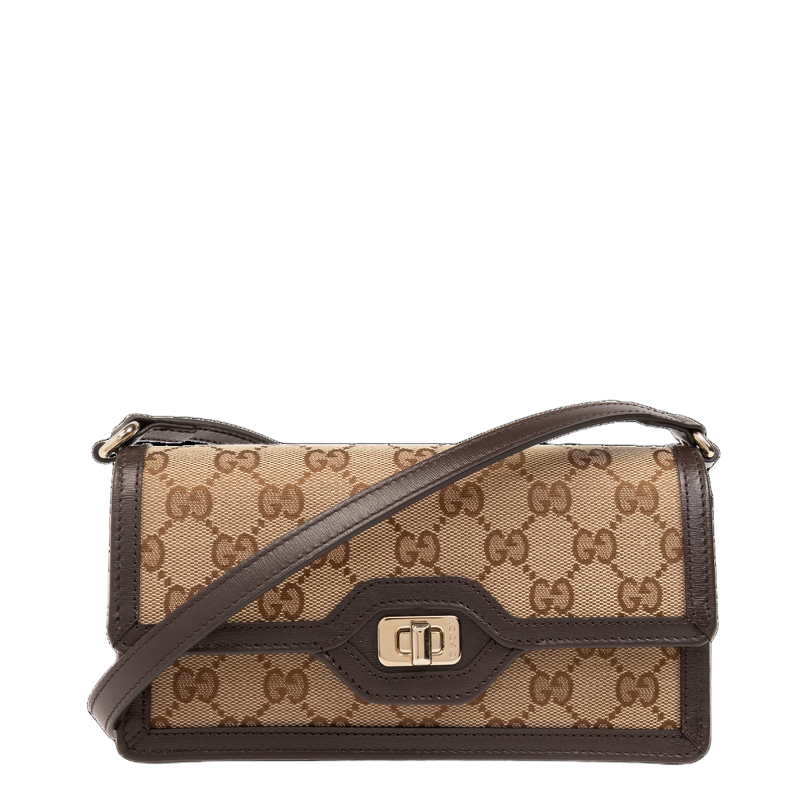 Horsebit 1955 Small Exotic Leathers Shoulder Bag - Brown - Image 1