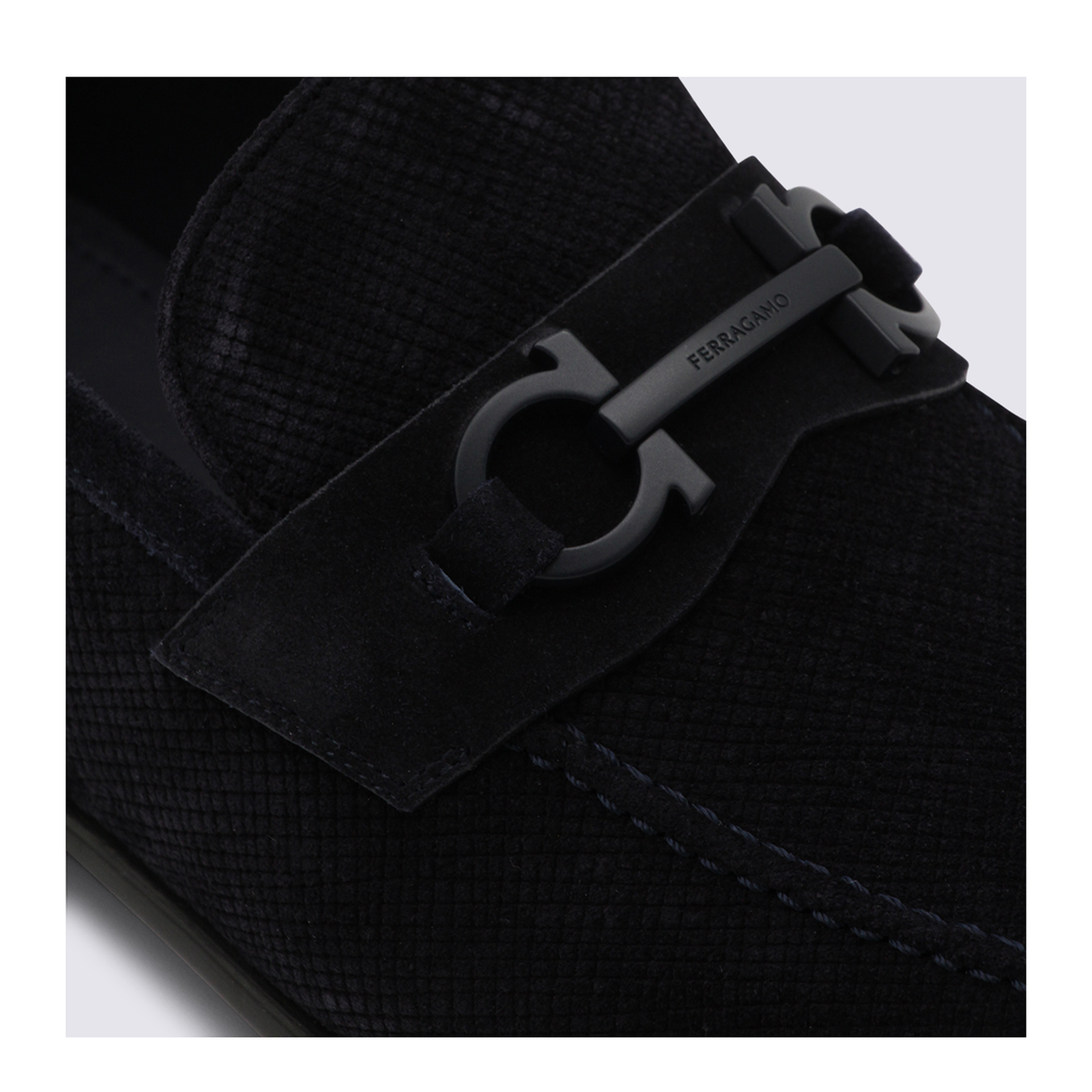 Navy Leather Loafers - Image 8