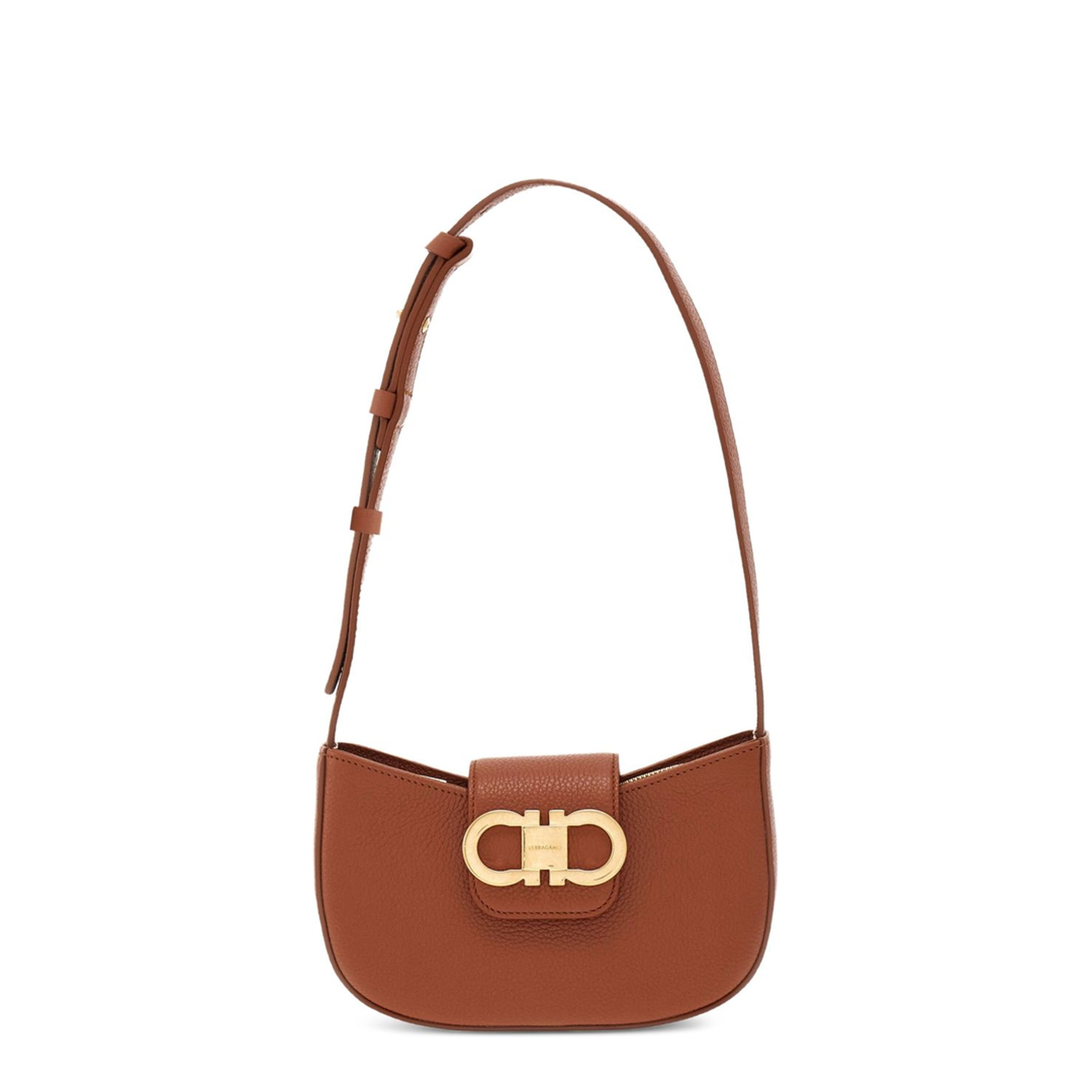 Minibag Double Gancino Small Leather Goods in White - Image 1
