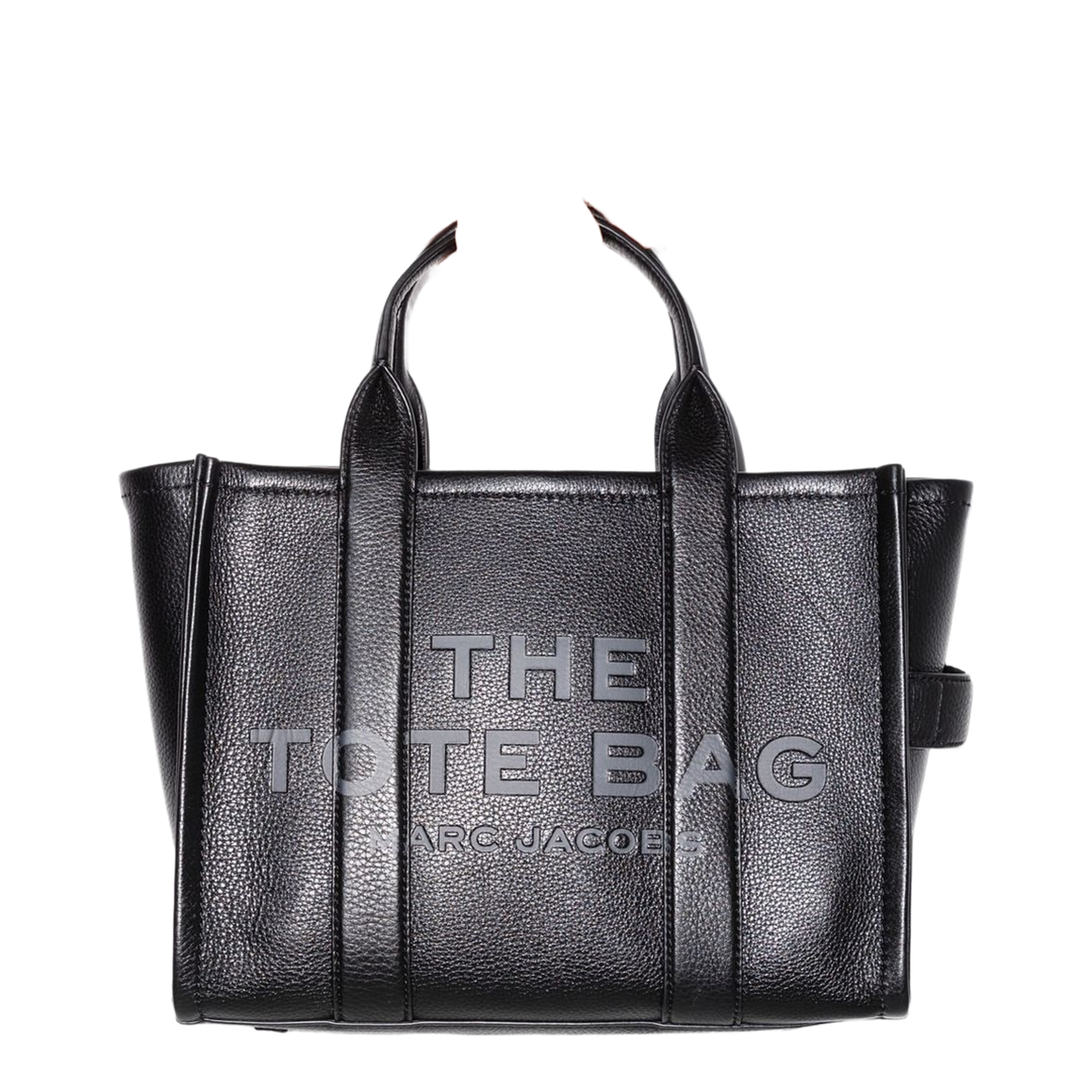 Medium Tote Bag In Black Leather - Image 3