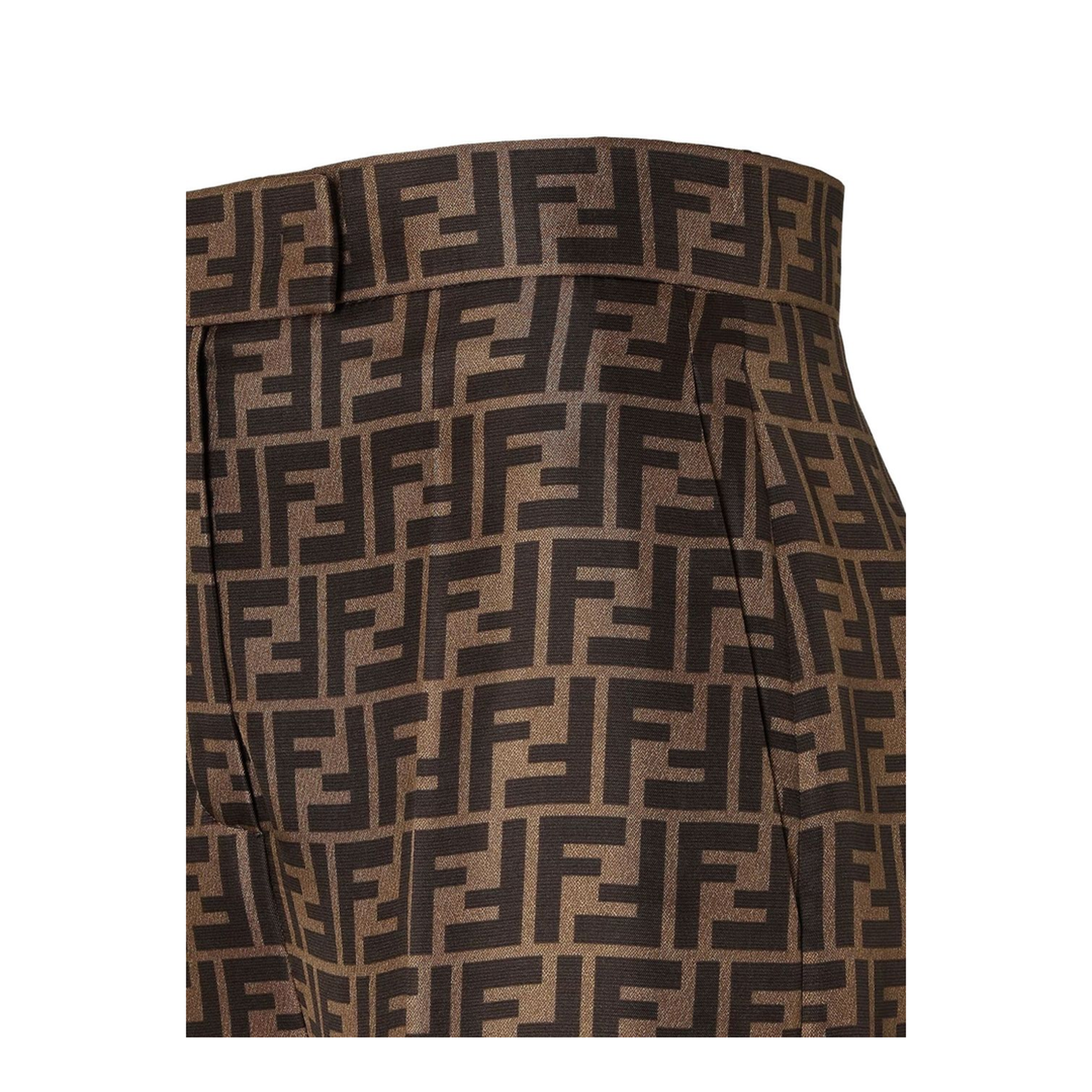 Trousers Silk Brown - Image 3