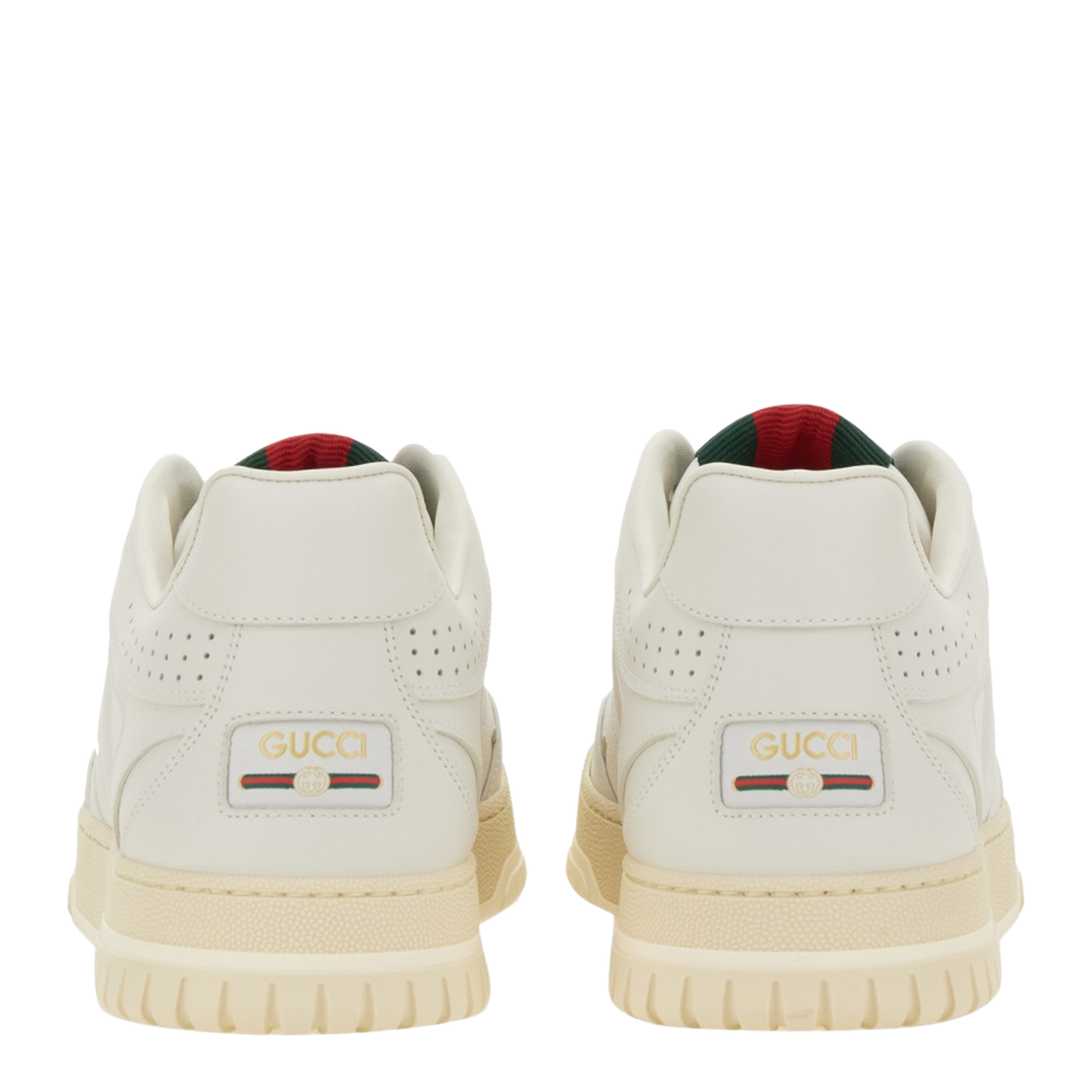 Re-Web Trainer in White Leather - Image 7