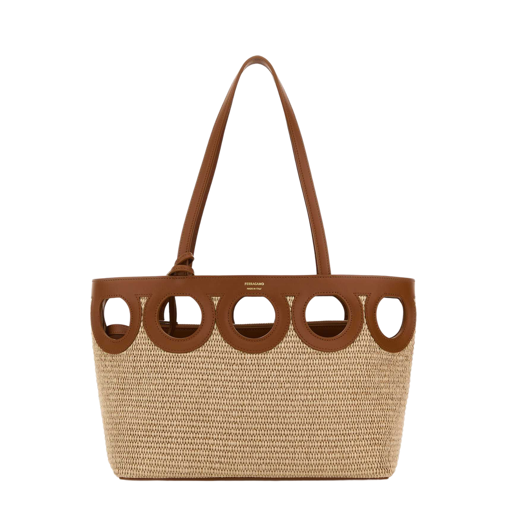 Raffia Shopping Bag - Image 1