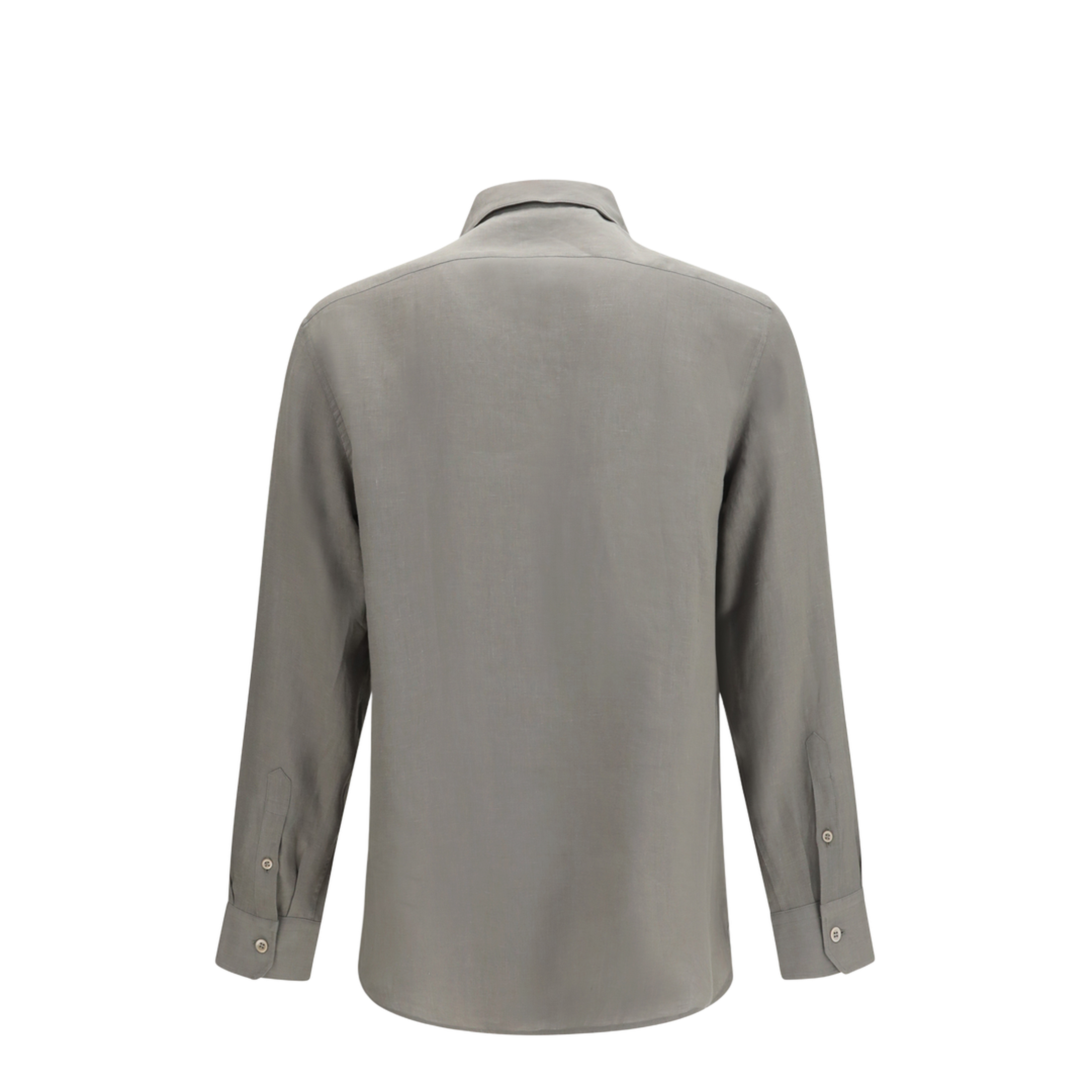 Easy-fit Linen Shirt with Chest Pockets - Image 2