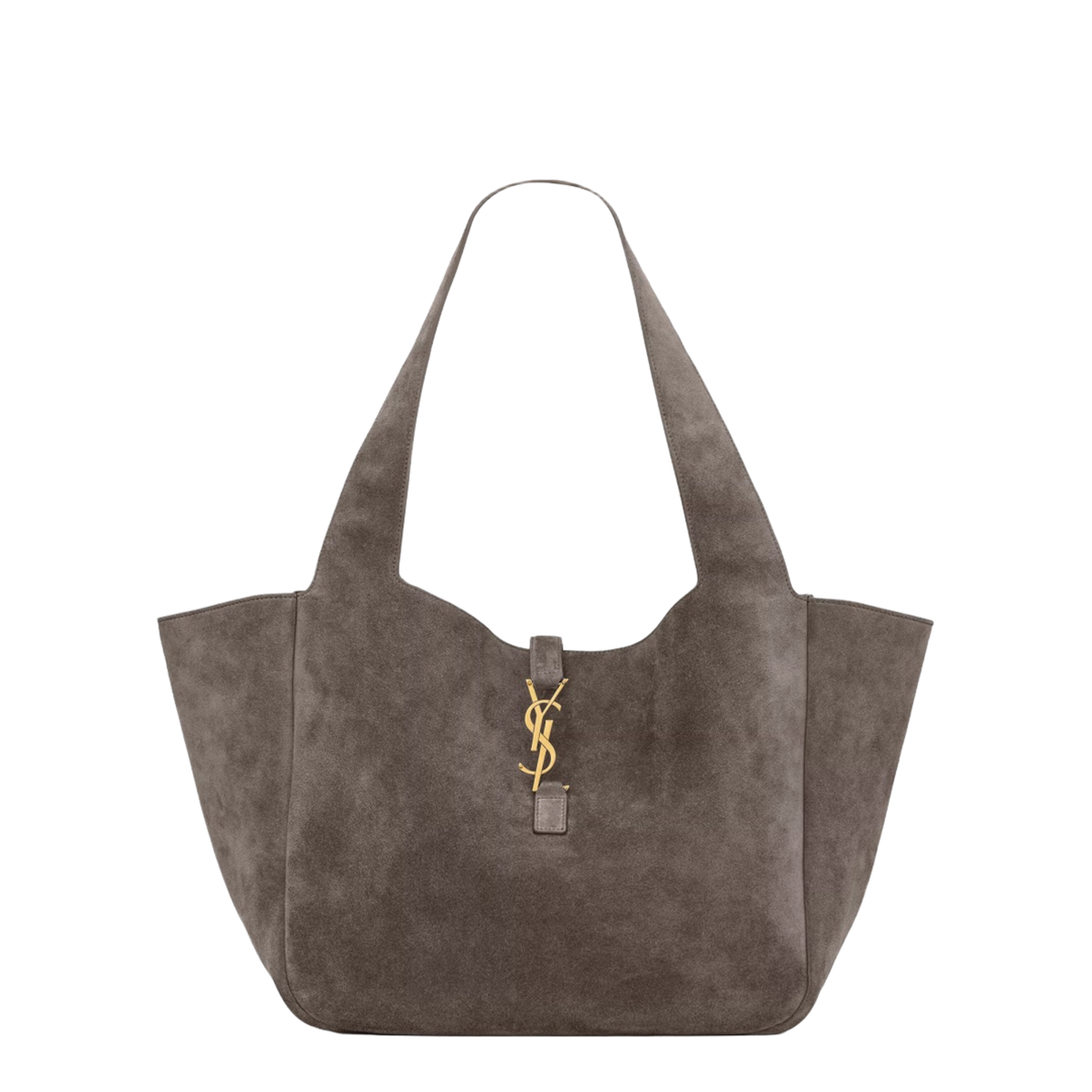 Bea M Suede Shoulder Bag - Urban Grey - Image 1