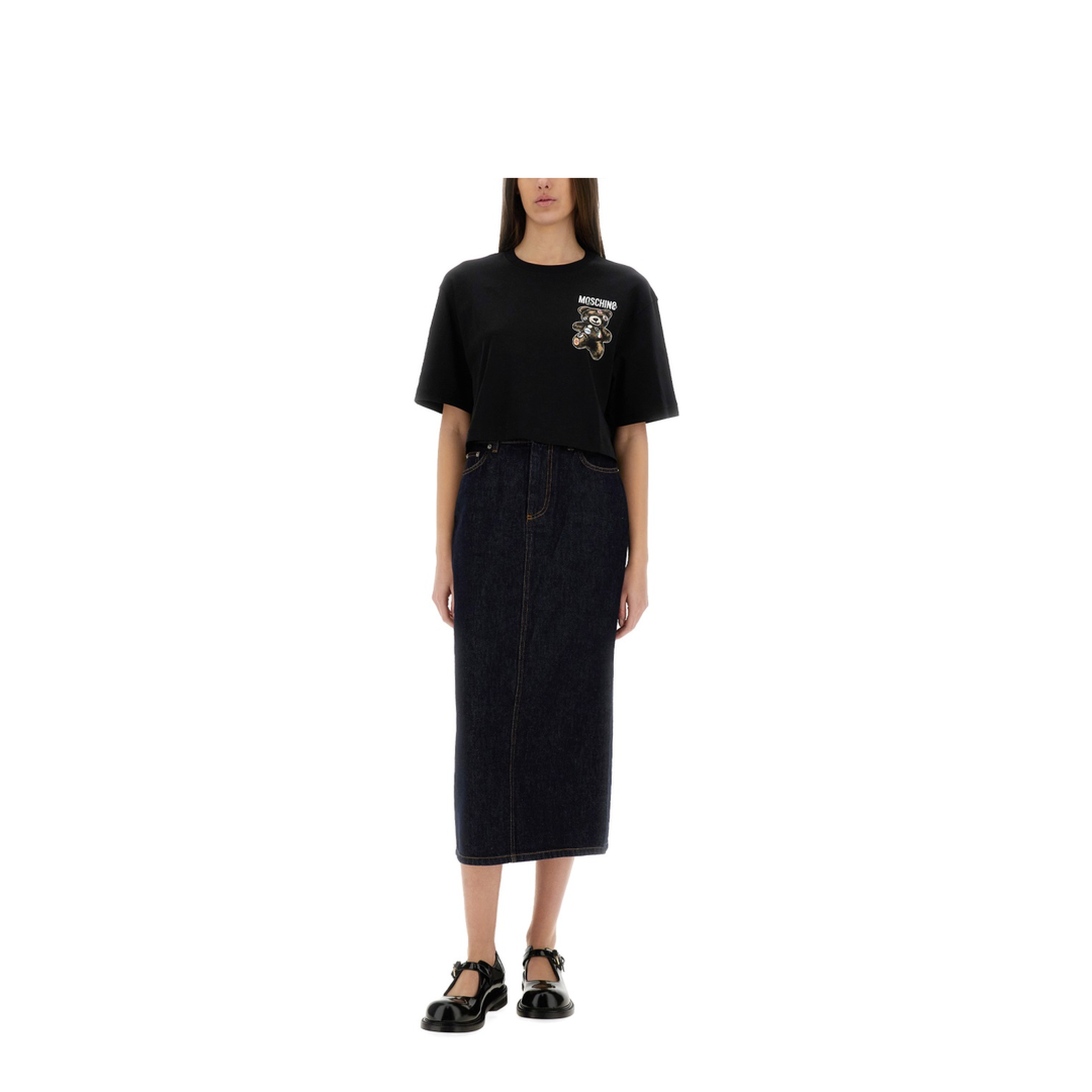 Long Denim Skirt - Image 2