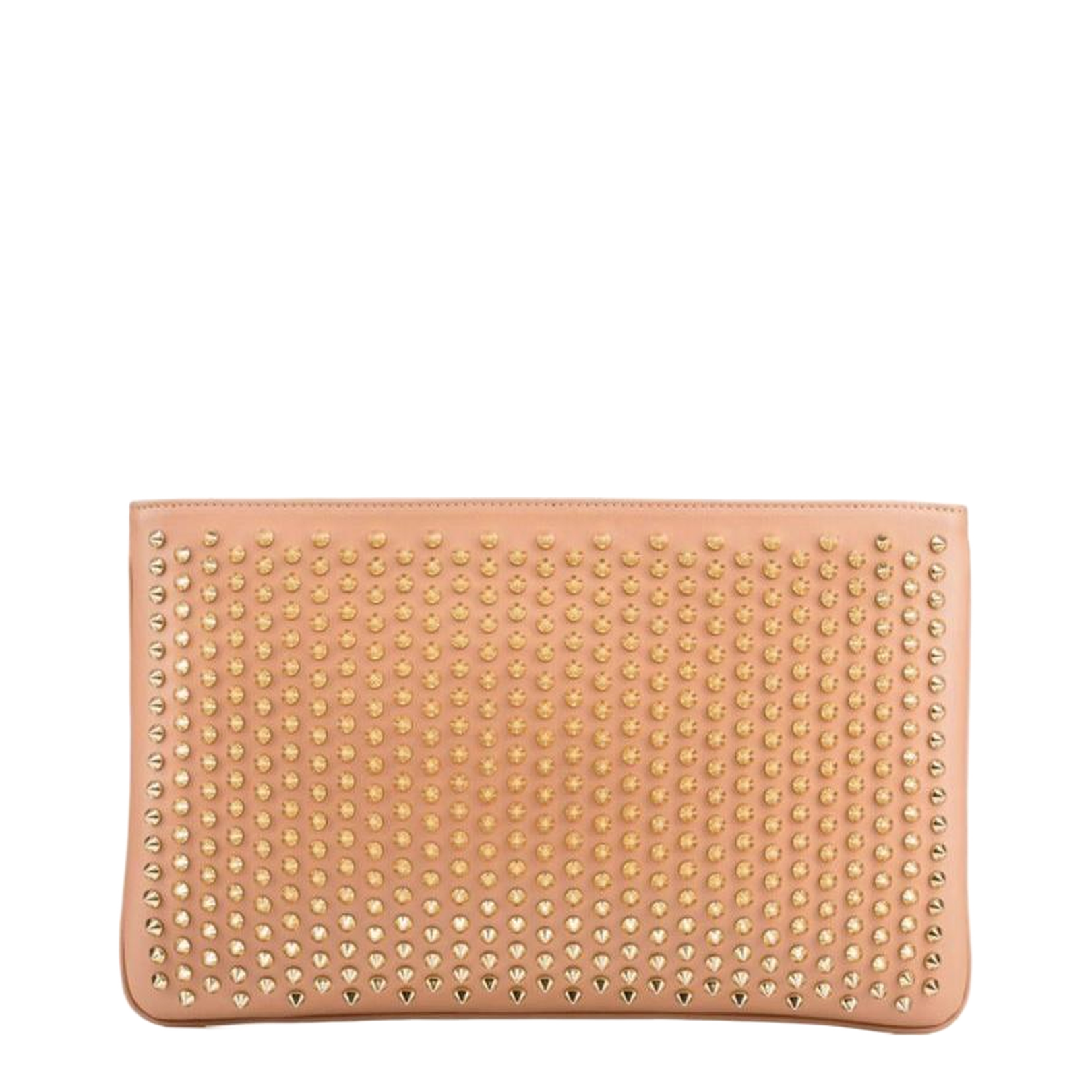 Nude Studded Shoulder Bag - Image 1