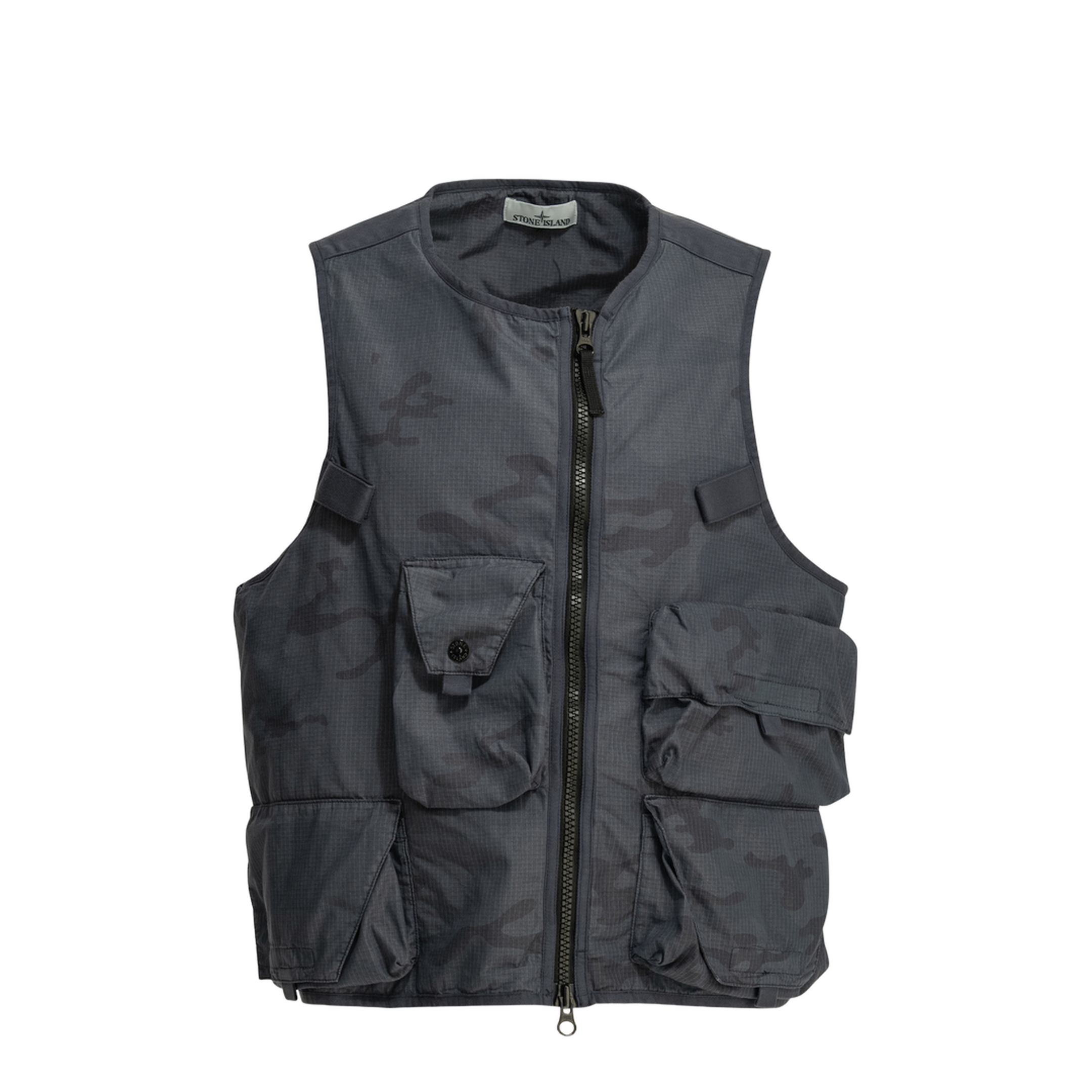 Camouflage Sleeveless Jacket - Image 1