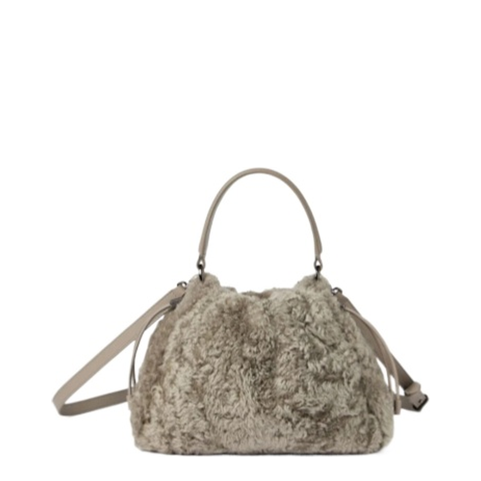 Shearling Mellow Small Bucket Bag - Image 1