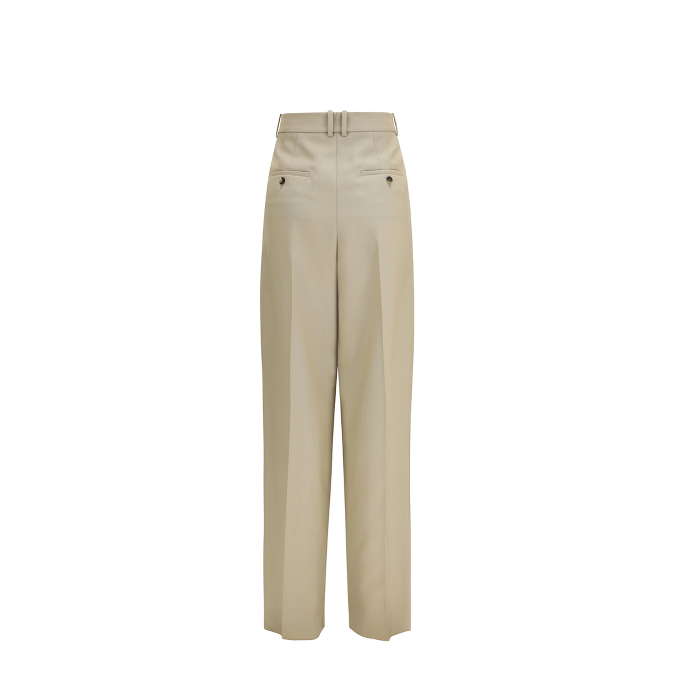 Tailored Wool and Silk Canvas Pants - Image 2