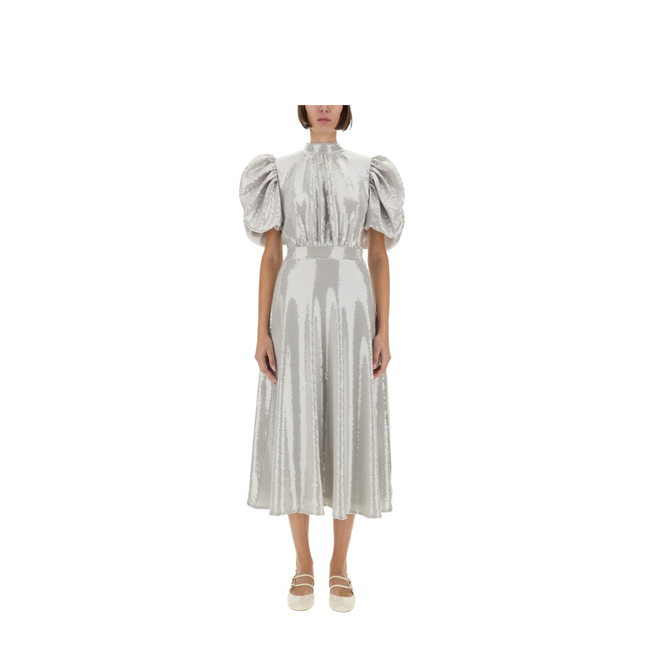 Midi Dress With Sequins - Image 1