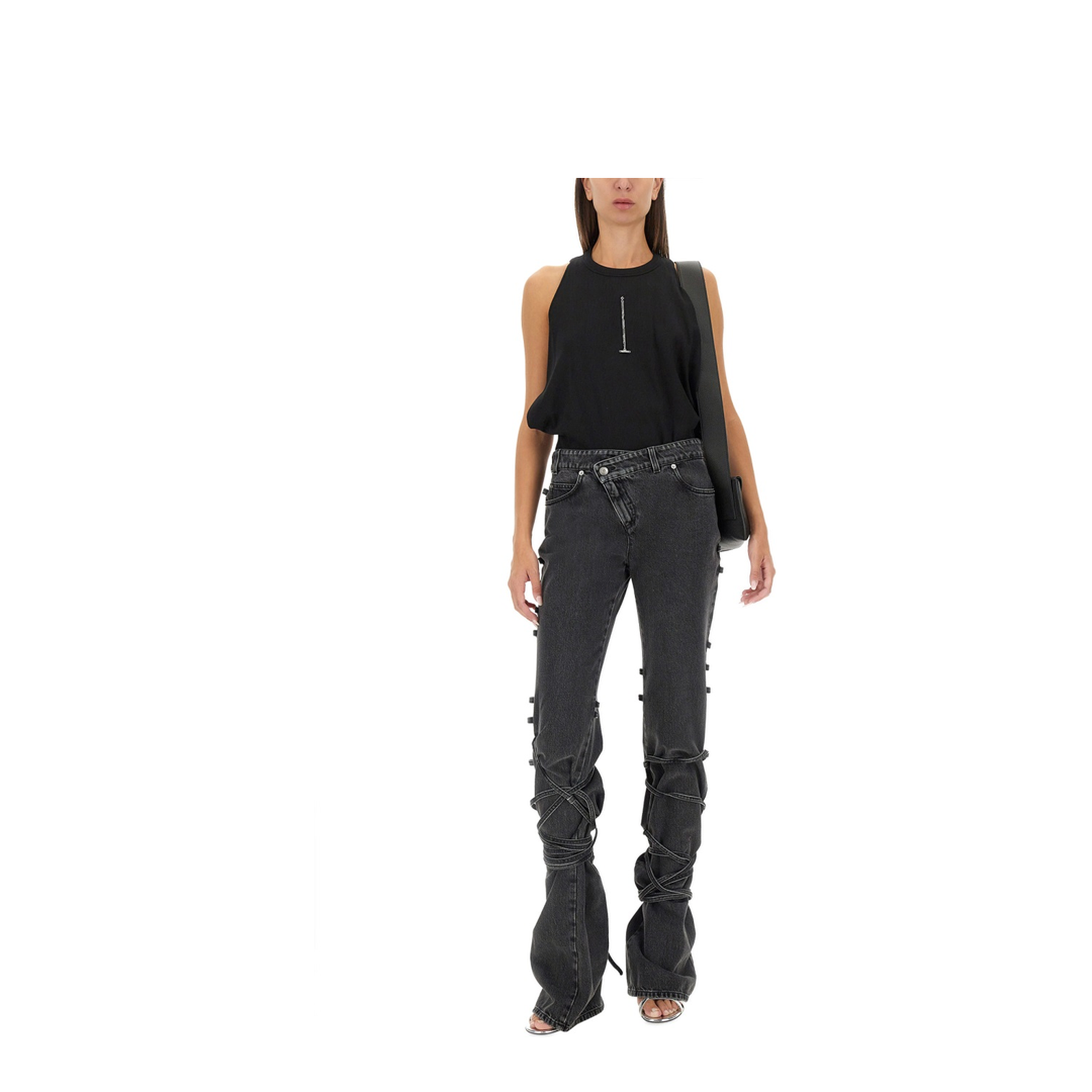 JEANS WITH KNOTTED DETAIL - Image 2