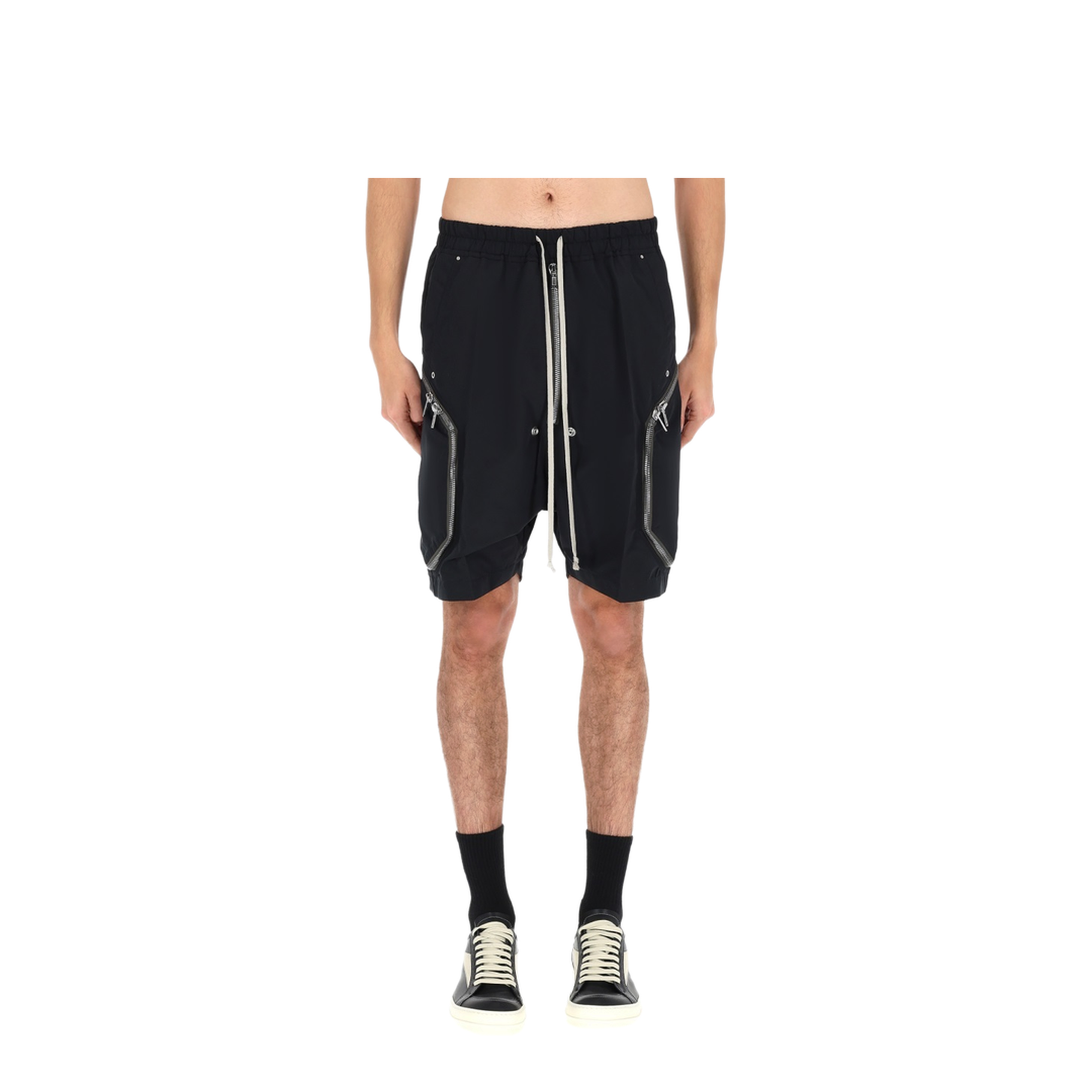 Heizer Nylon Shorts In Black - Image 6