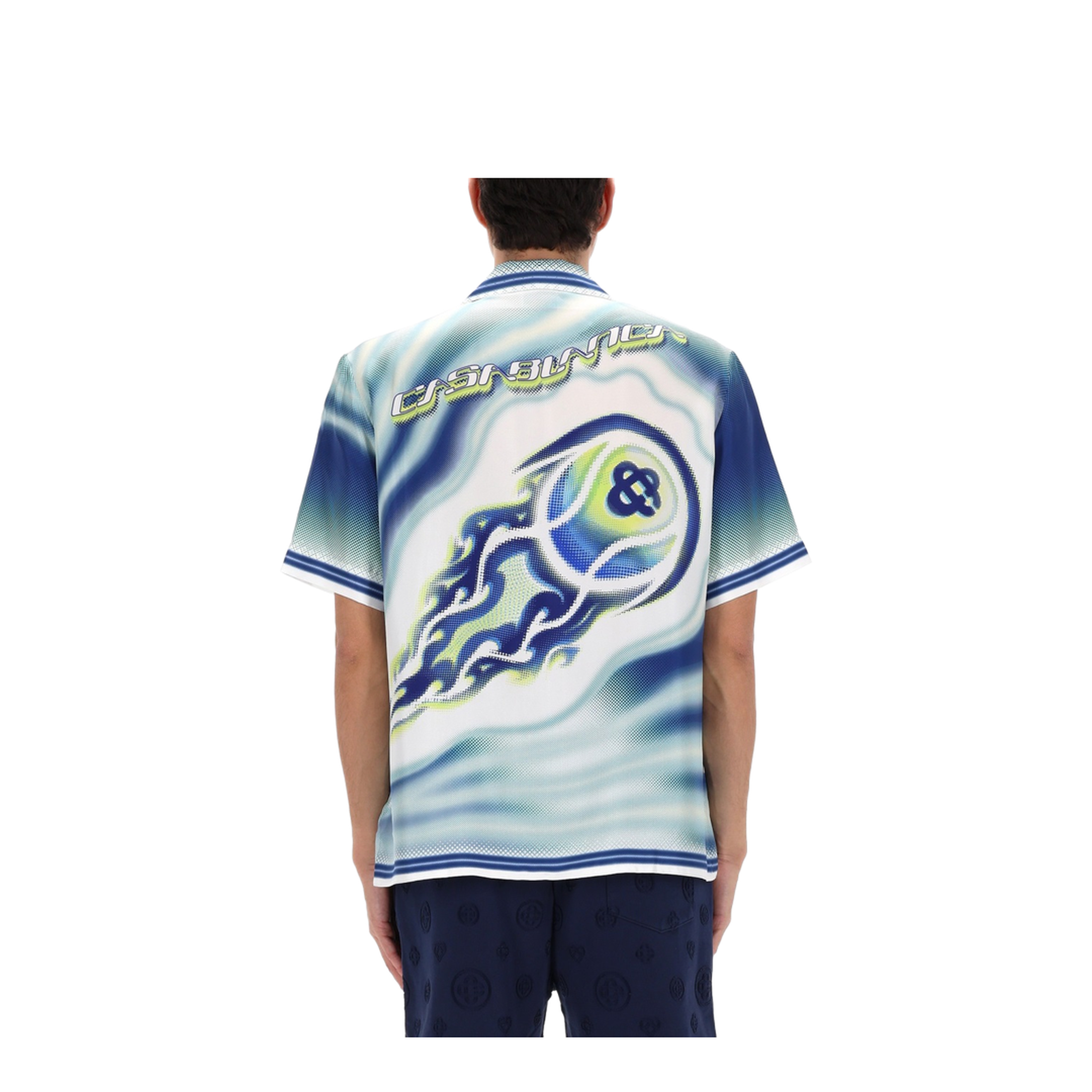 Flaming Tennis Ball Shirt - Image 5