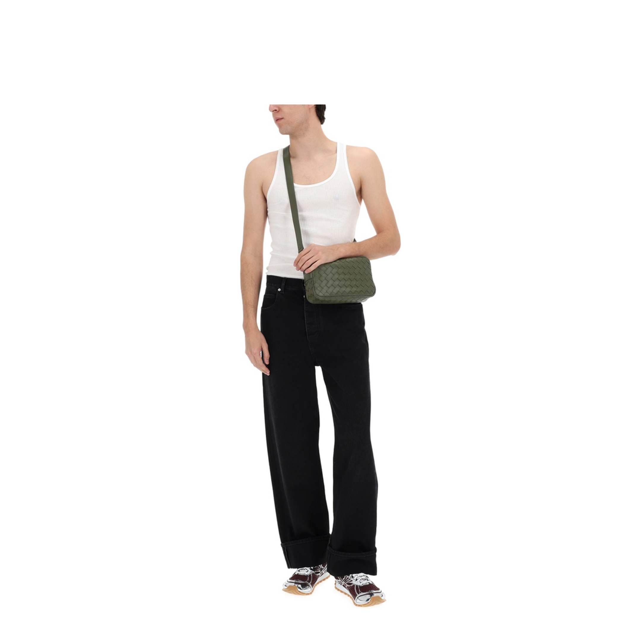 Jeans With Folded Hem - Image 2