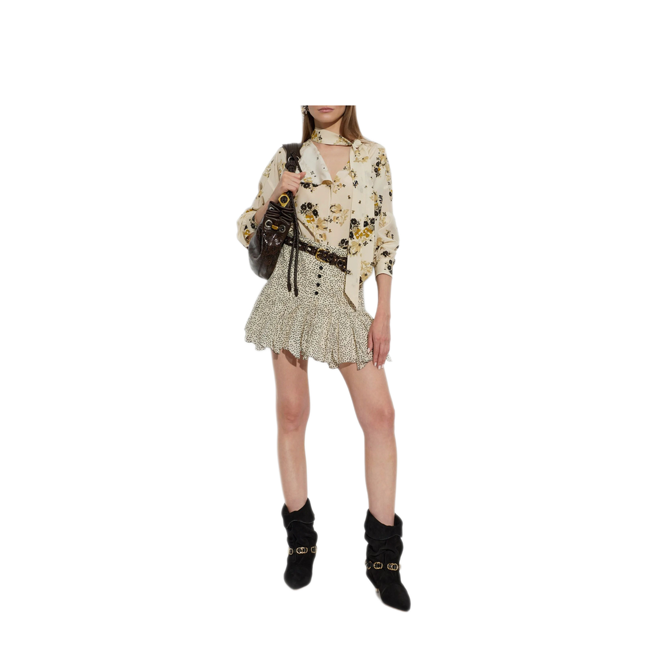 Printed Silk Blouse - Image 2