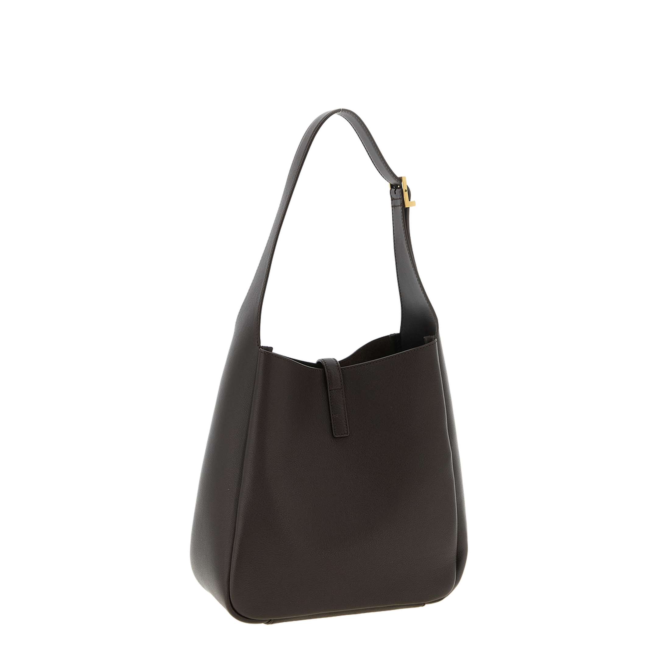 Le 5 À 7 Supple Small Grained Leather Shoulder Bag - Arabica - Image 2