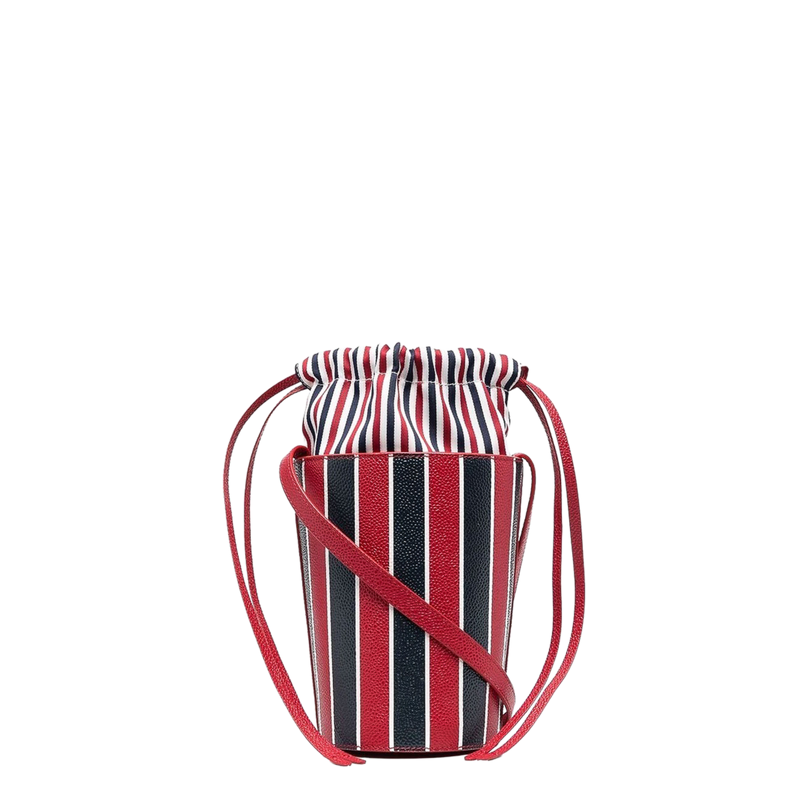 Printed Leather Mini Bucket Bag - Image 2