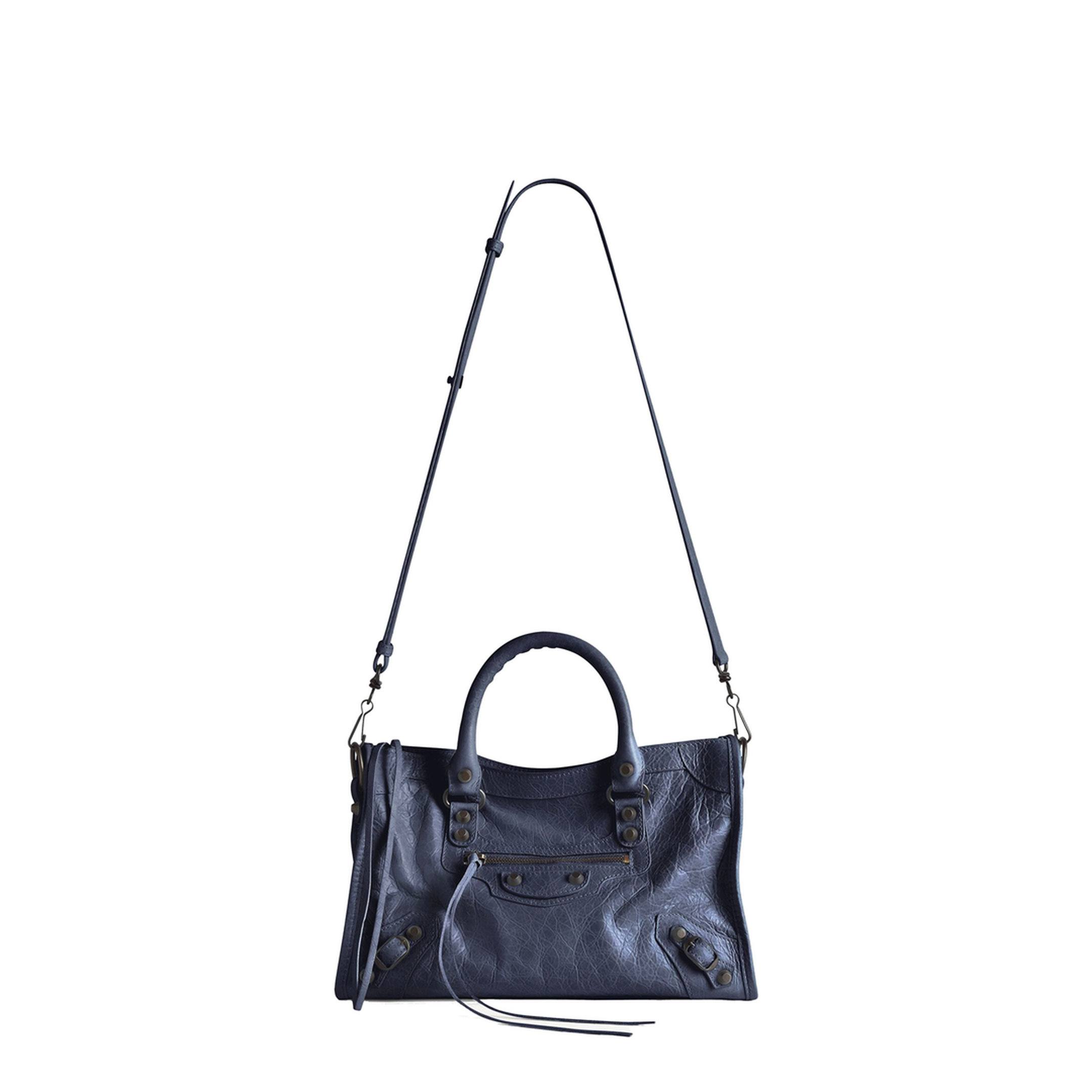 Le City Small Arena Lambskin Top-Handle Bag - Dark Maree - Image 3