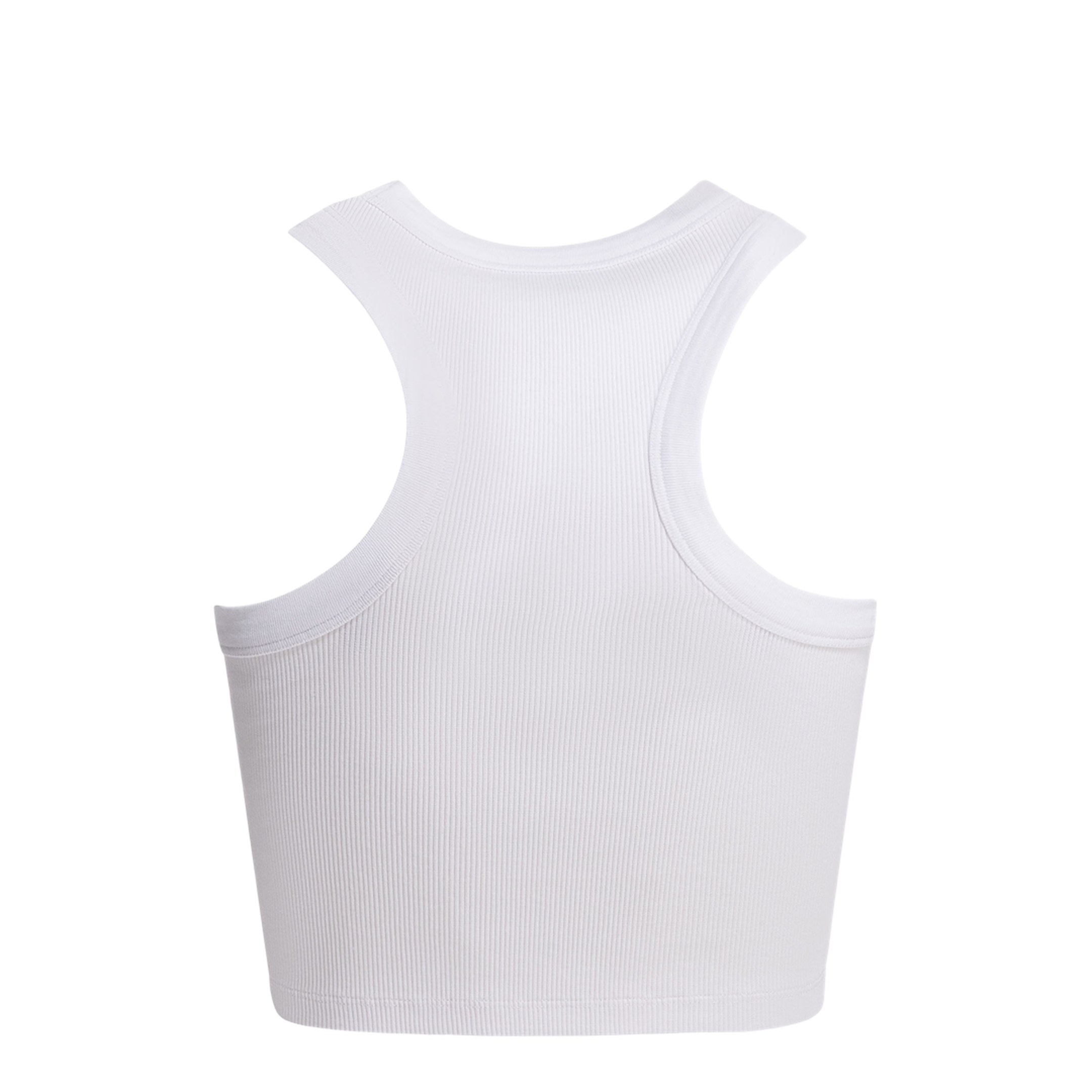 Cropped Tank Top With Logo - Image 2