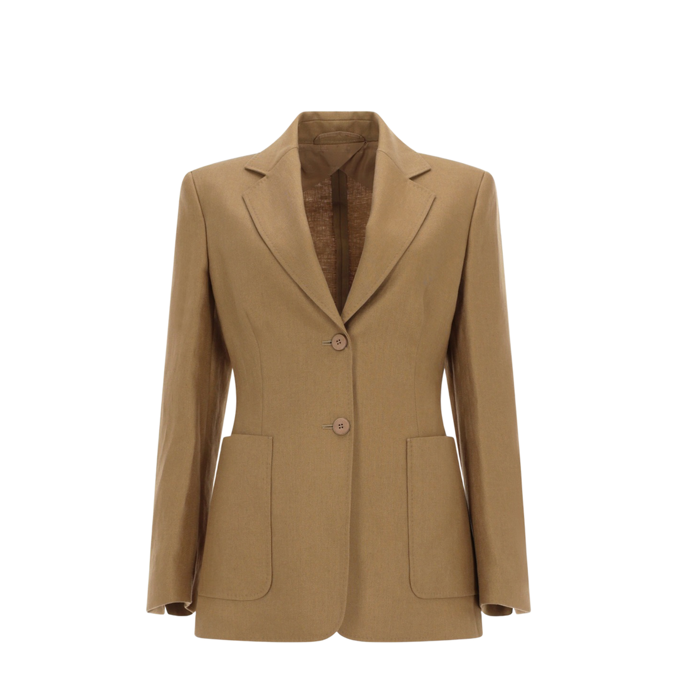 VOLONTA' SINGLE BREAST BLAZER DIAGONAL LINEN - Image 1