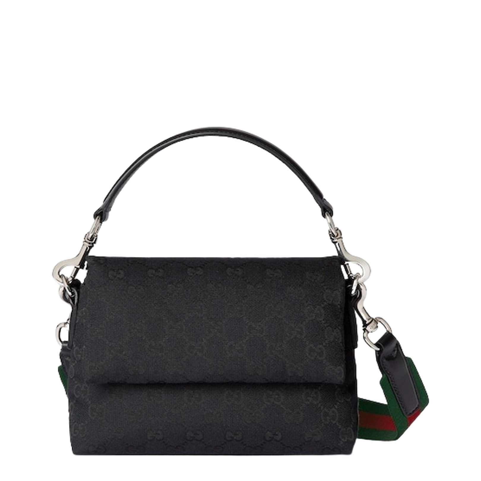 GG Canvas Small Canvas Crossbody Bag - Black - Image 1