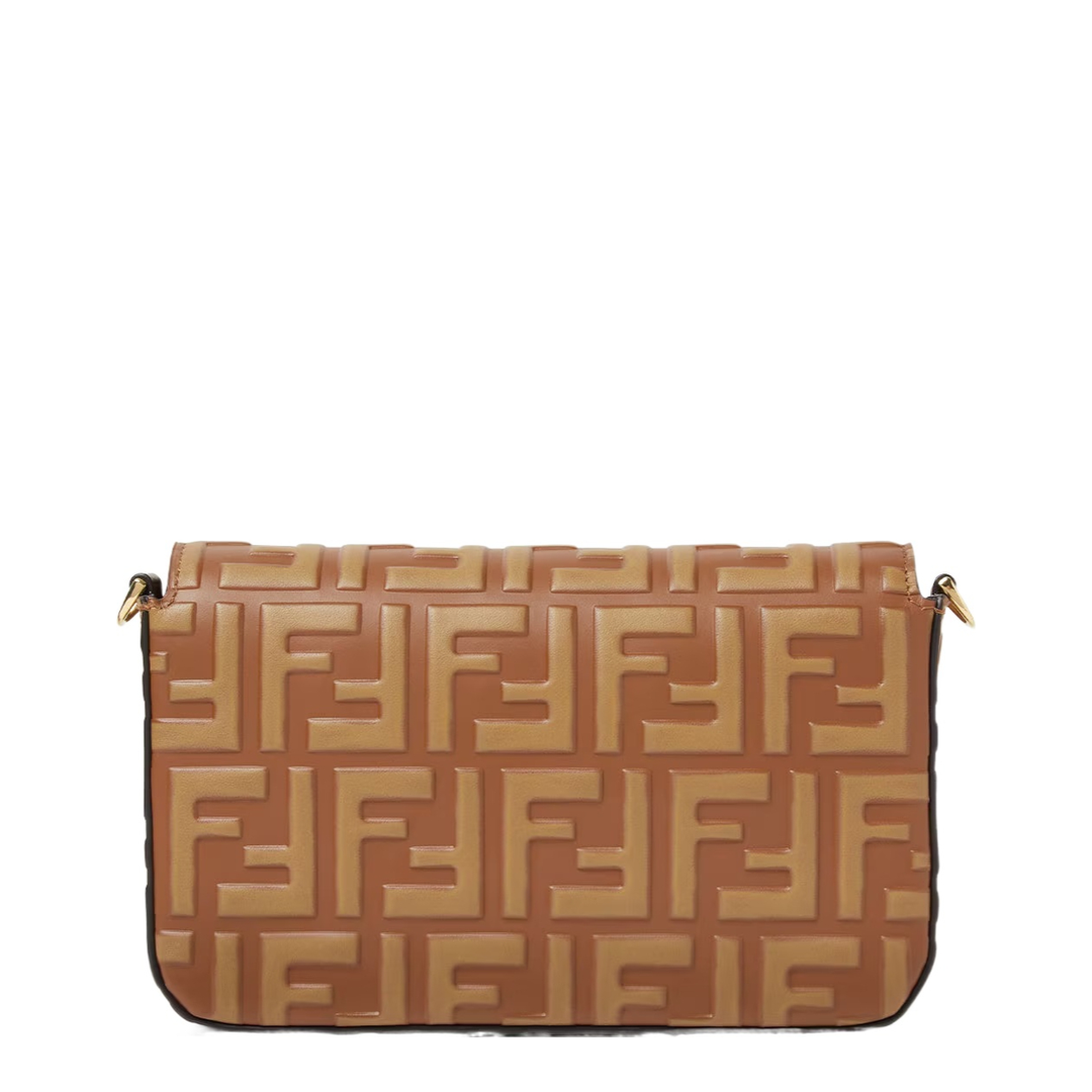 FF Diamonds Wallet On Chain Leather Brown - Image 4