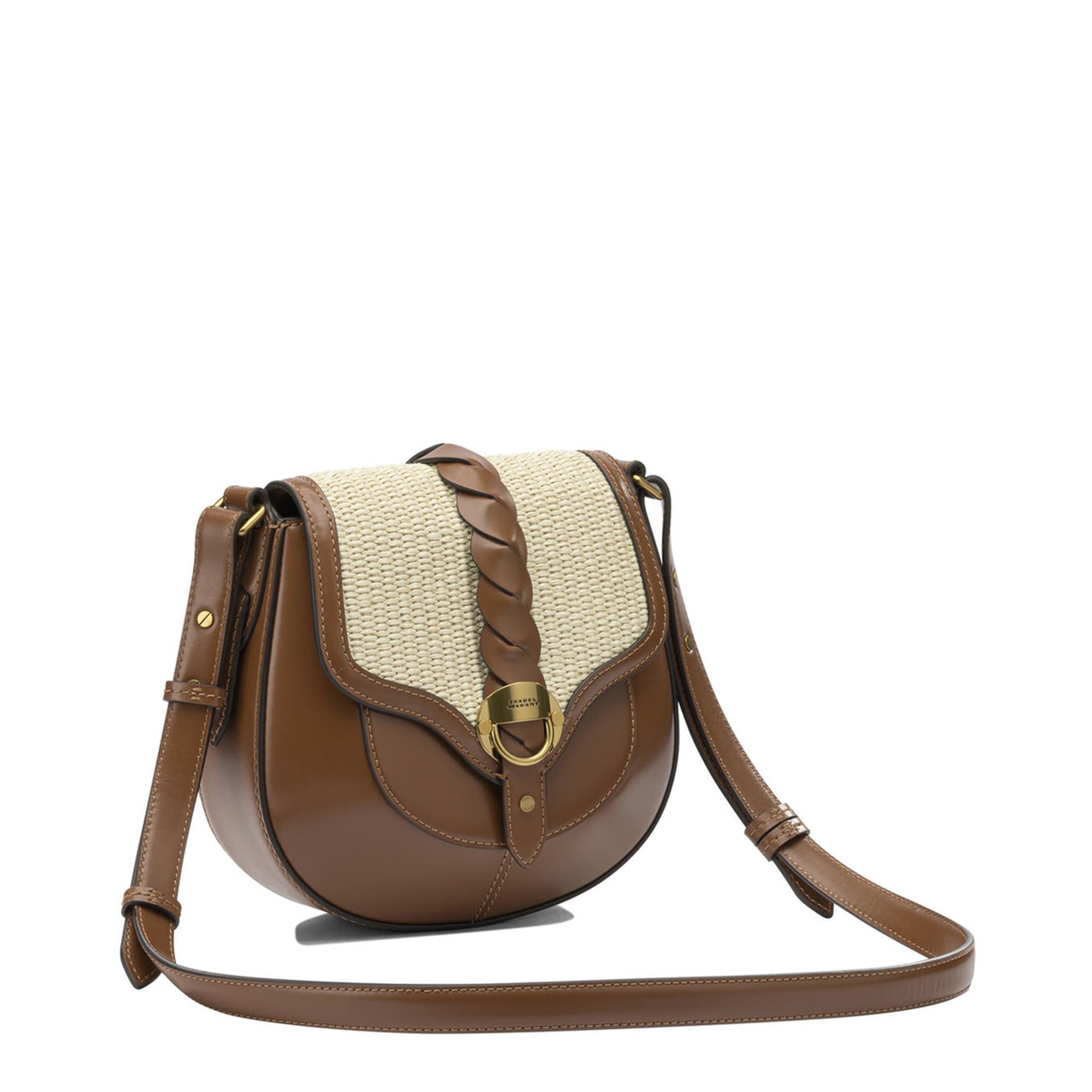 Altay Small Calfskin Crossbody - Cognac - Image 2