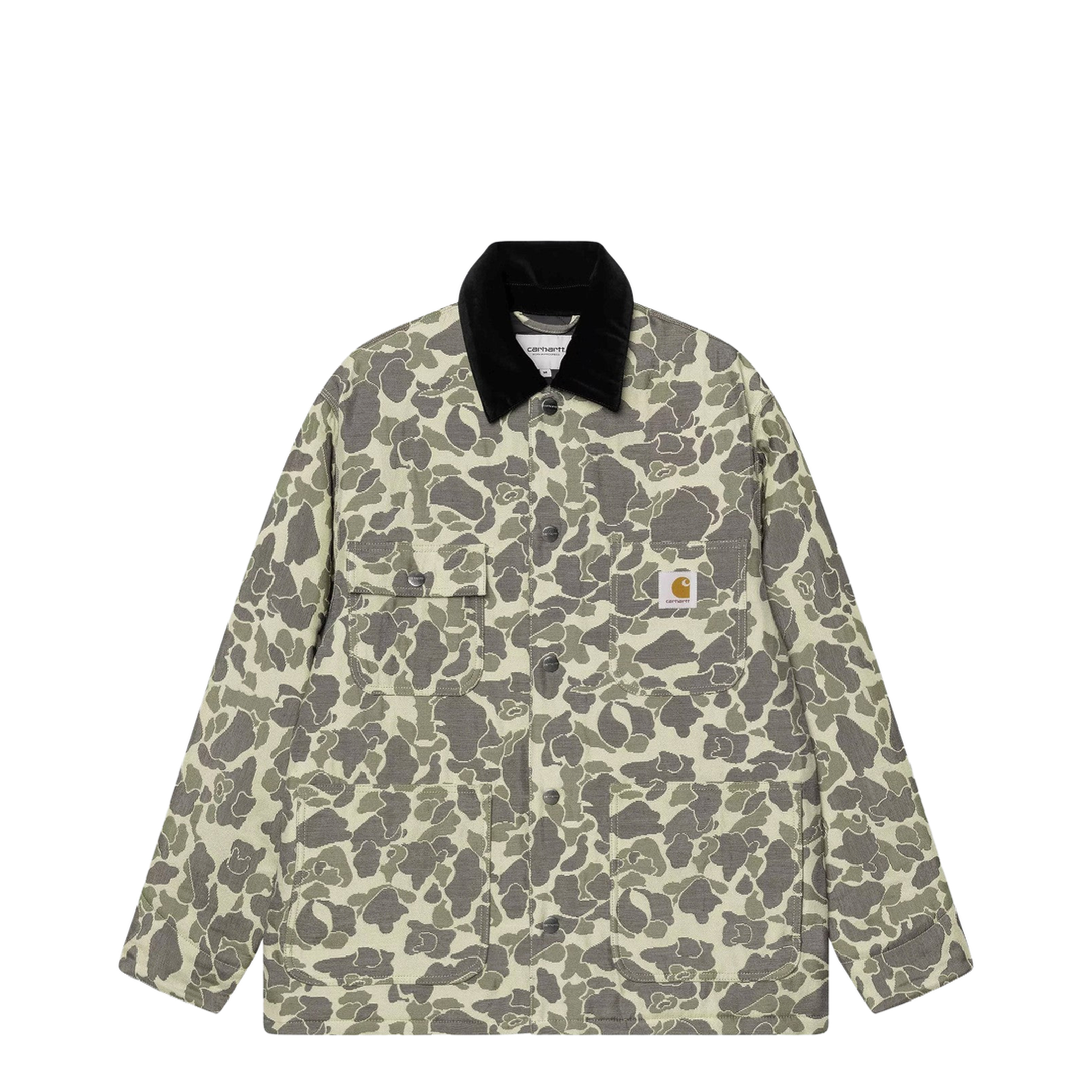 Tapestry Chore Coat Camo Duck Jacquard - Image 1