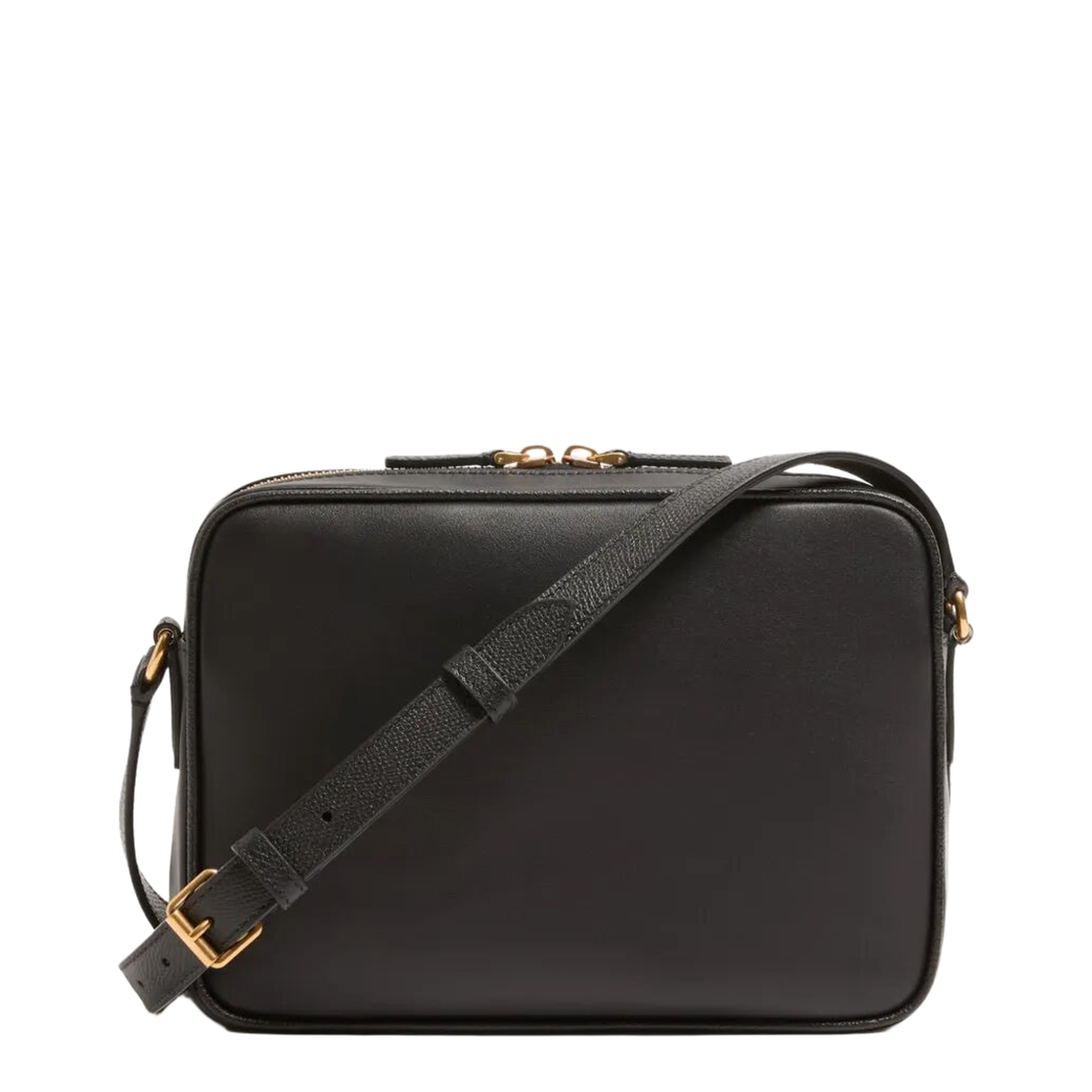 Antibes Calfskin Shoulder Bag - Black - Image 3