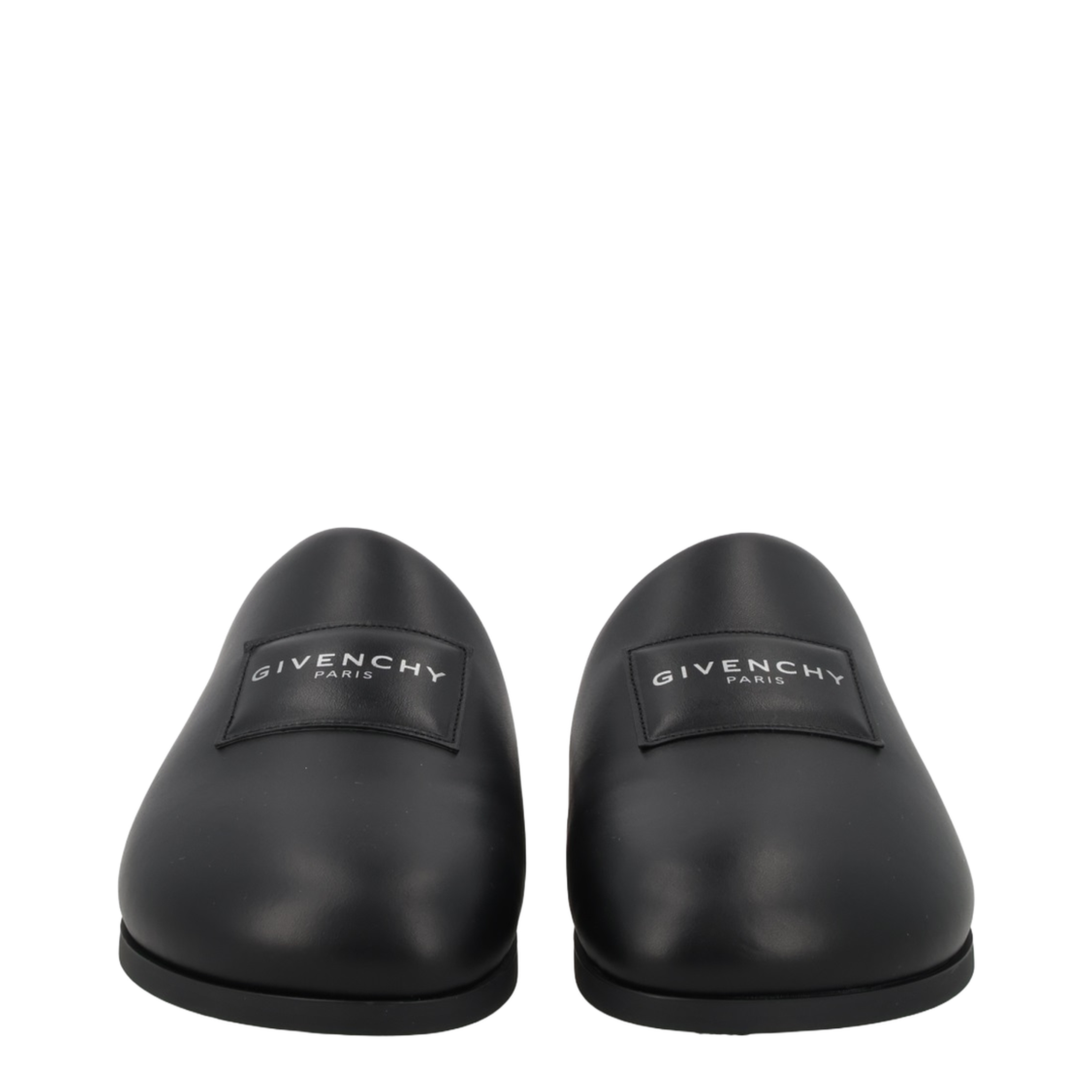 Black Leather Slippers - Image 3