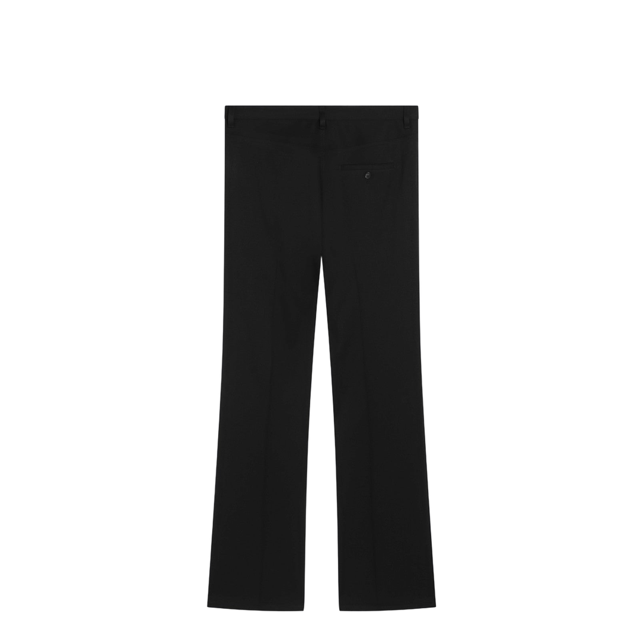 Black Straight Tailored Pants - Image 2