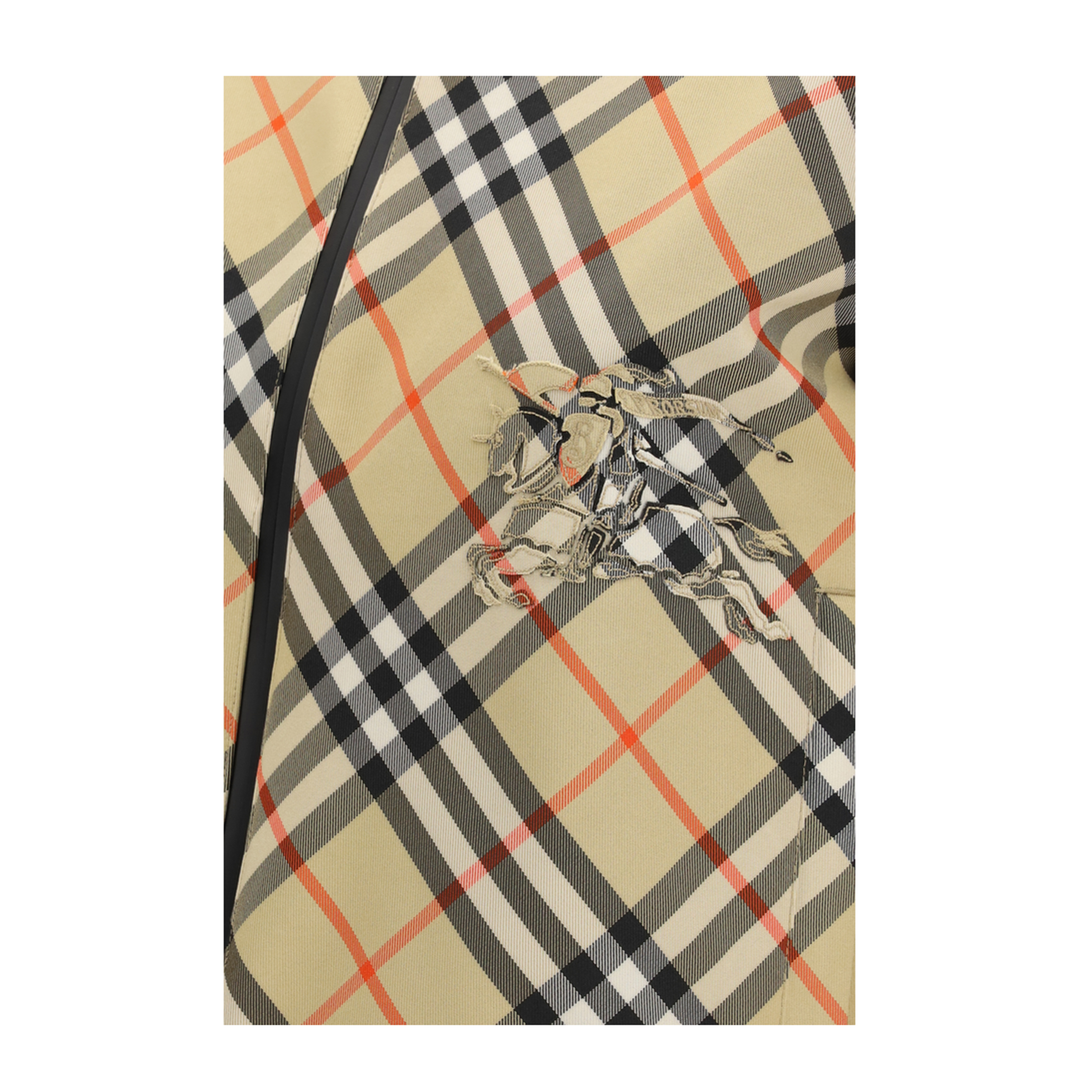Reversible Cropped Check Jacket - Image 5