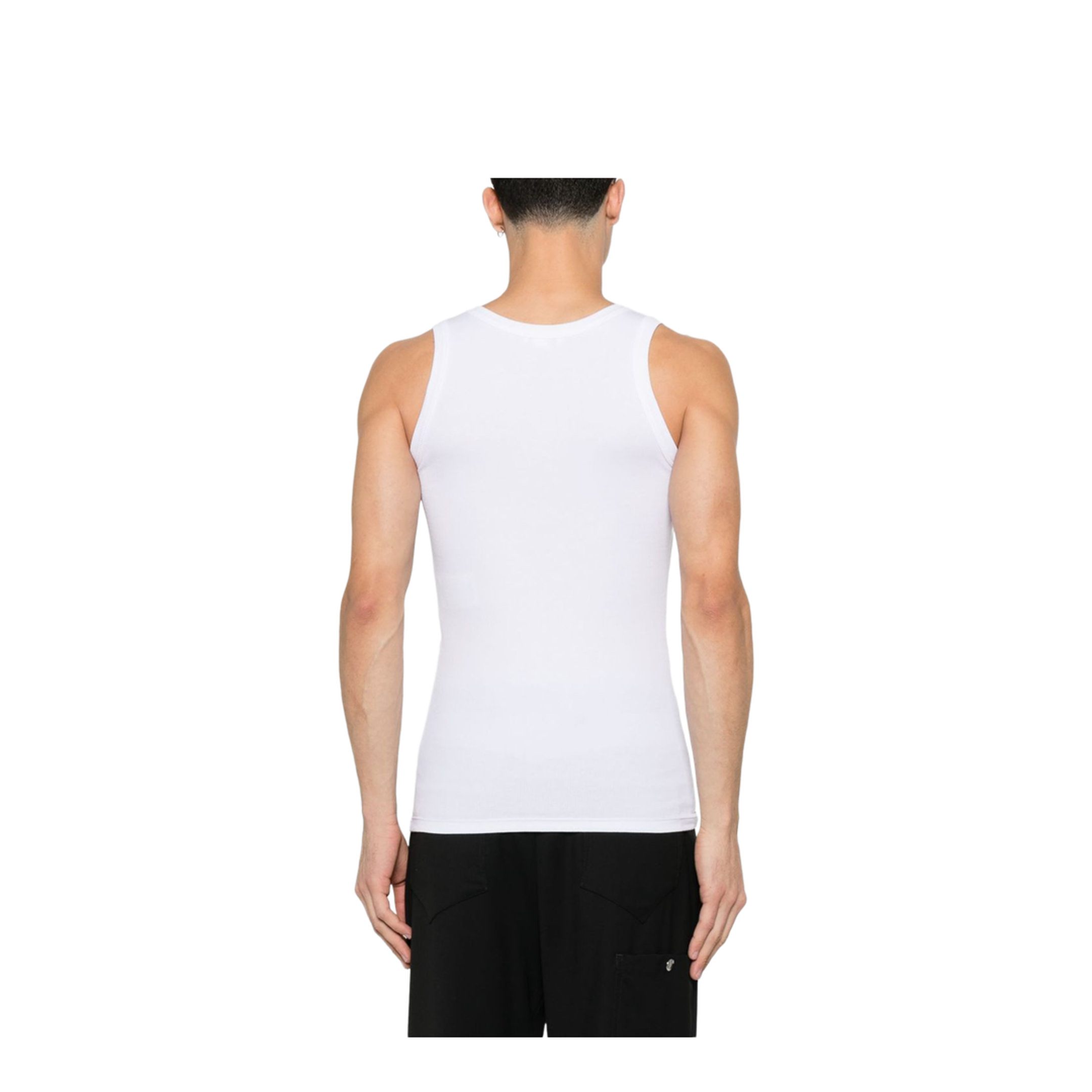 Skull-Embroidered Tank Top - Image 3