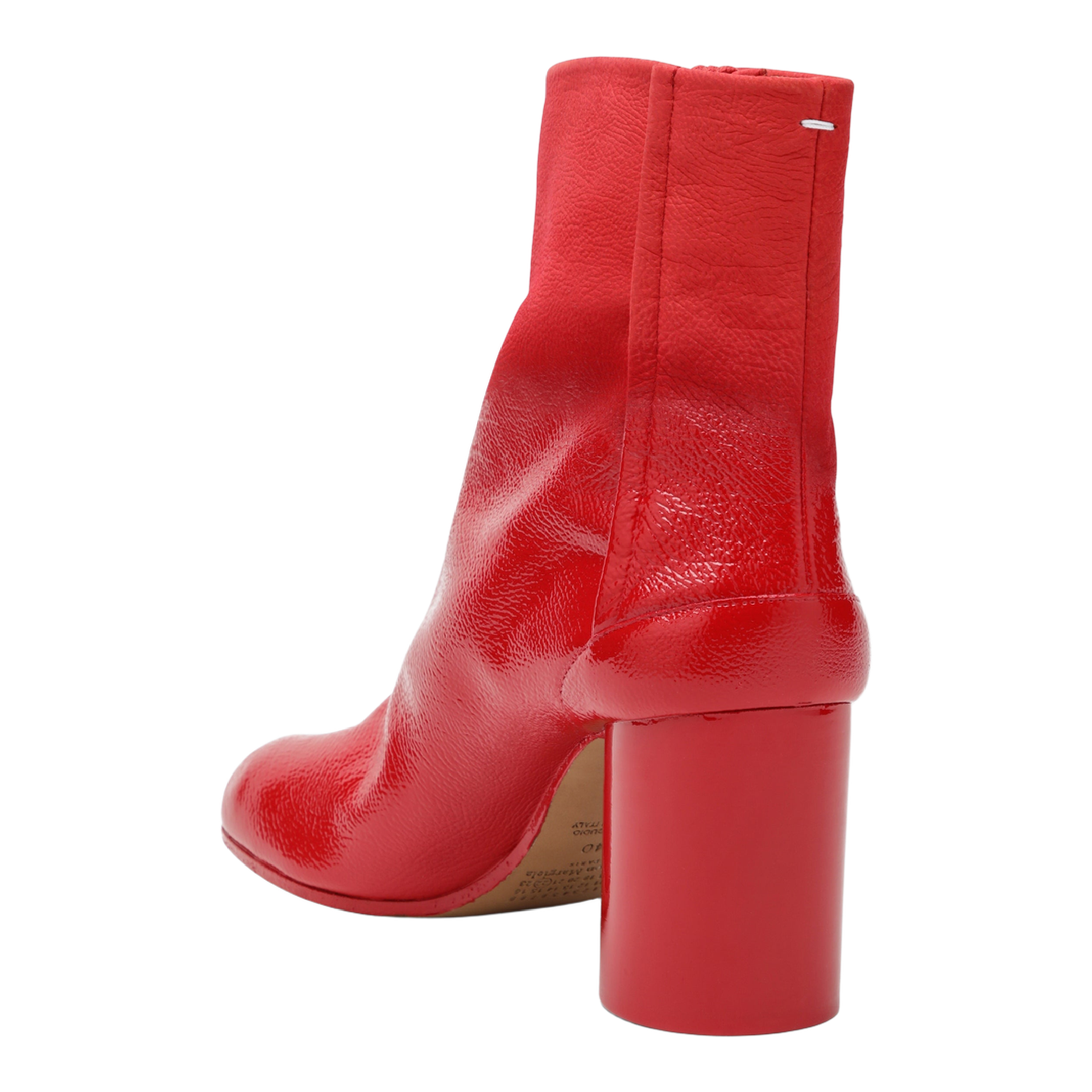 Tabi Ankle Boots - Red - Image 2