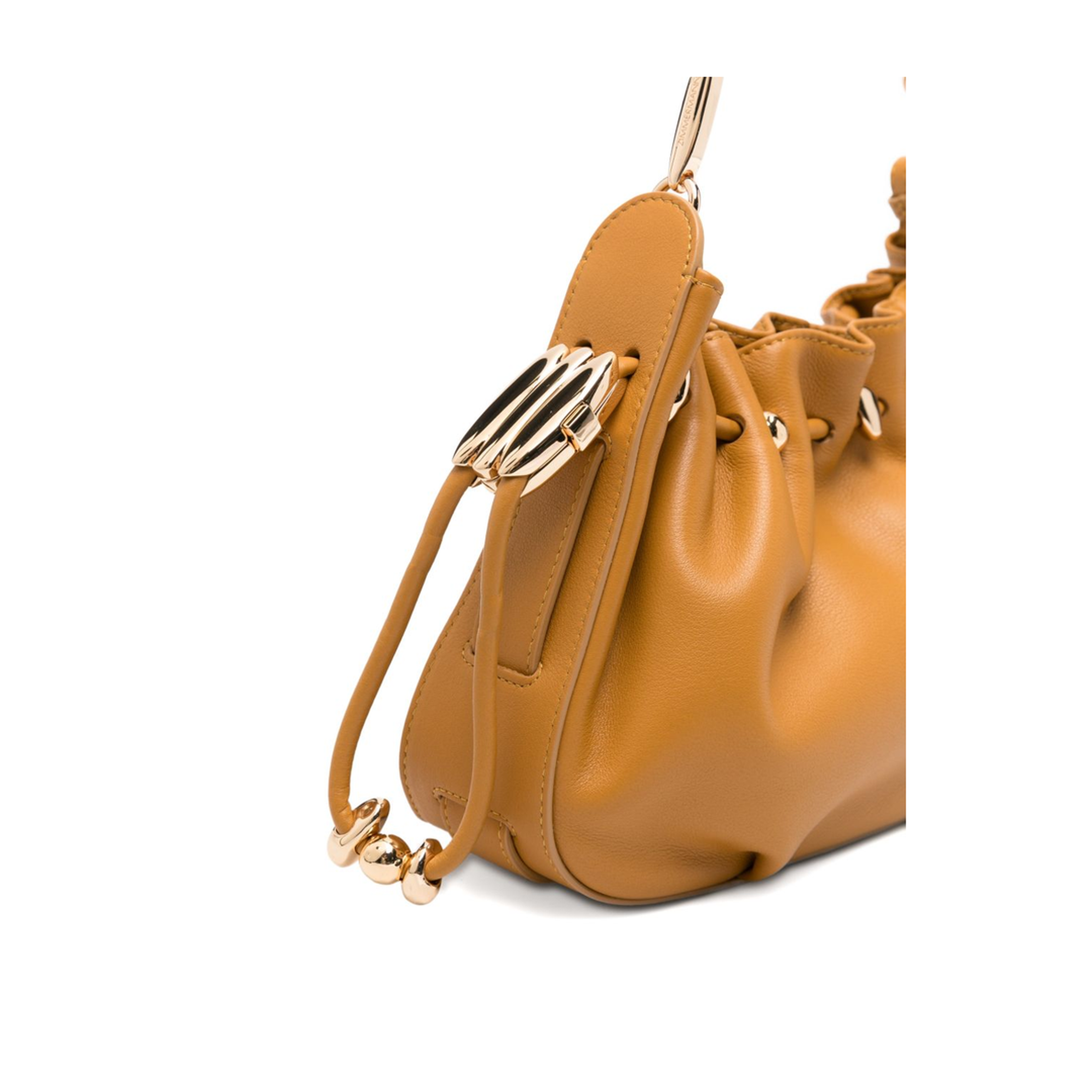 Halcyon Calf Leather Clutch - Mustard - Image 4