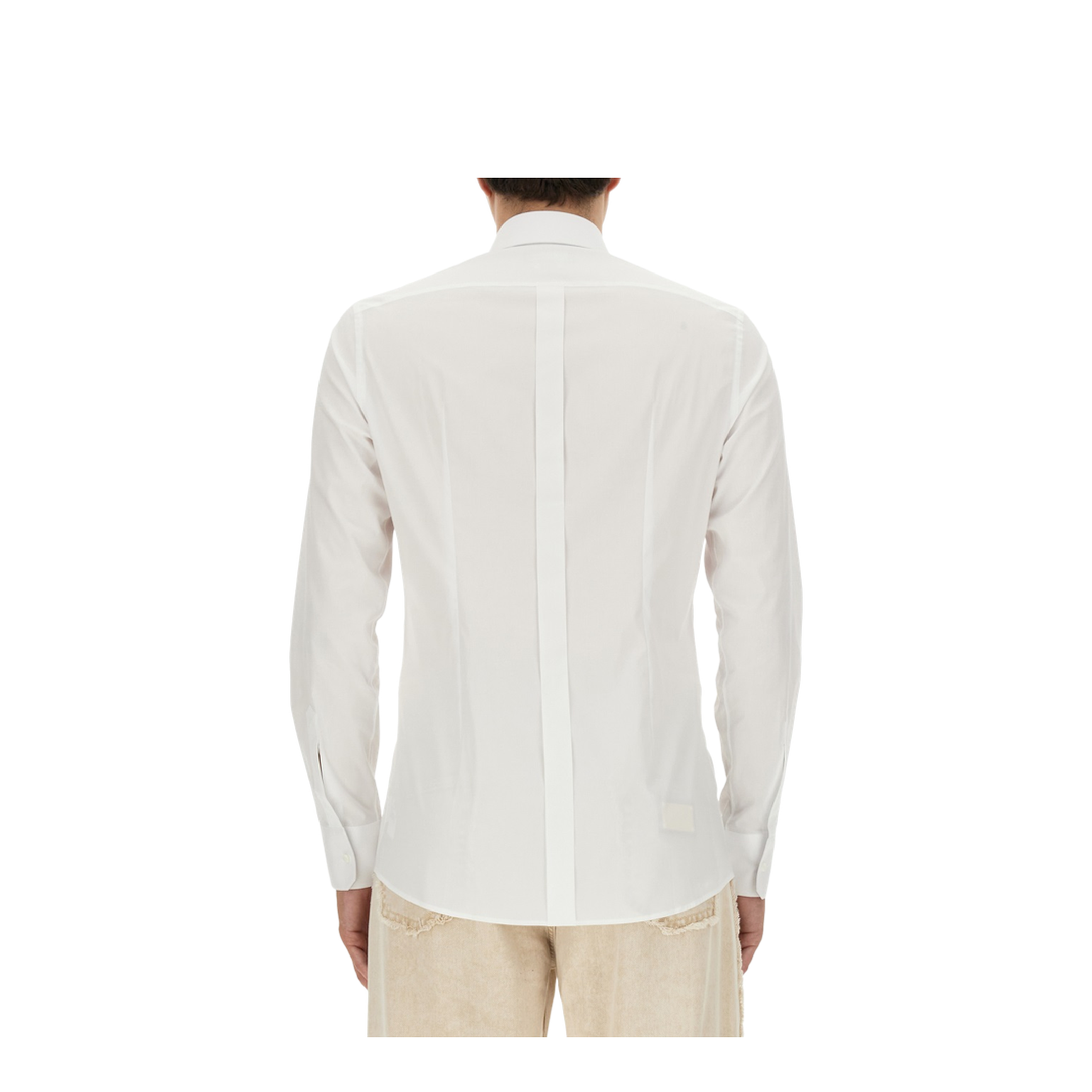 White Cotton Shirt - Image 5